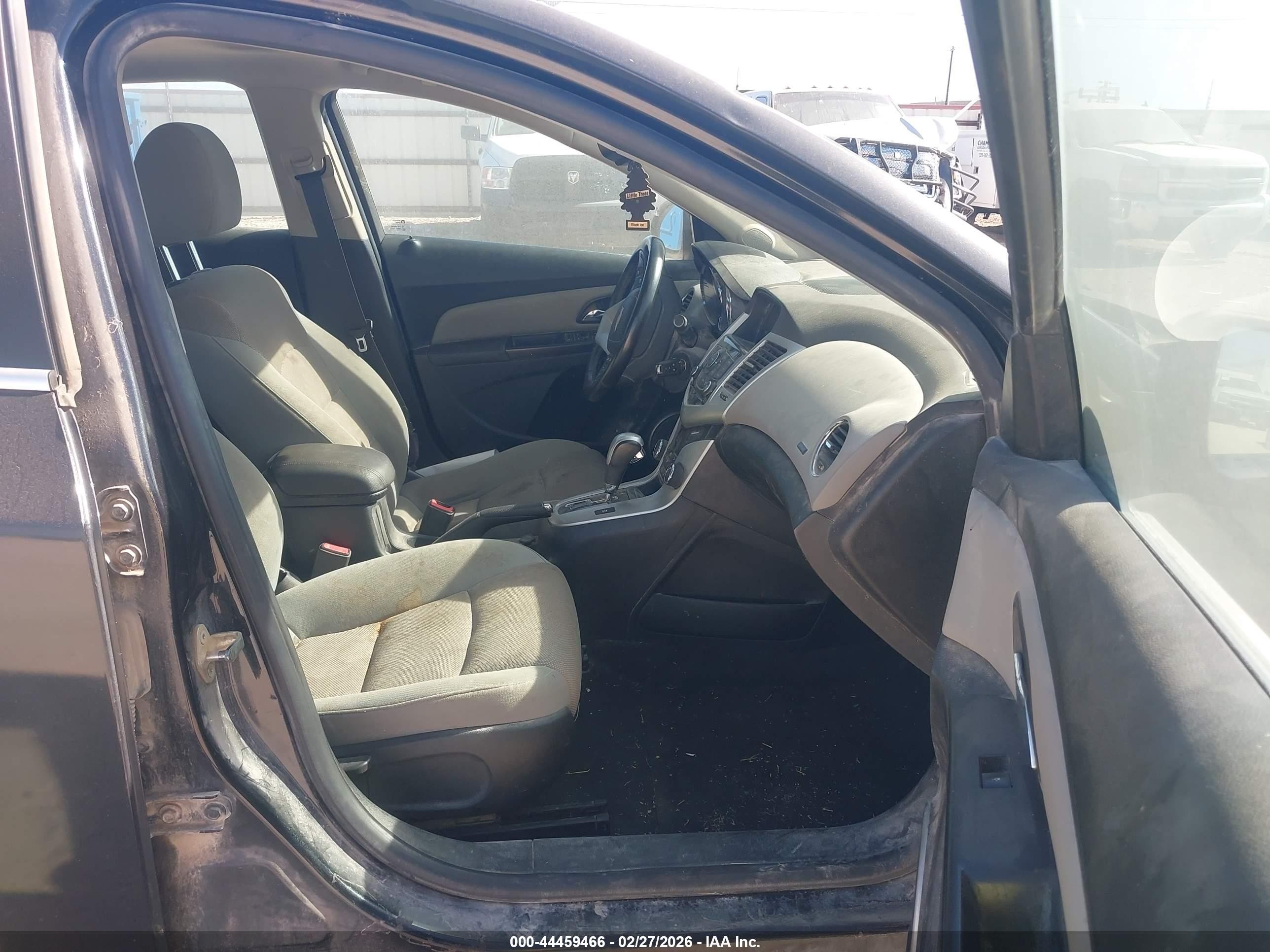 2014 Chevrolet Cruze 1lt Auto Black vin: 1G1PC5SB9E7451680