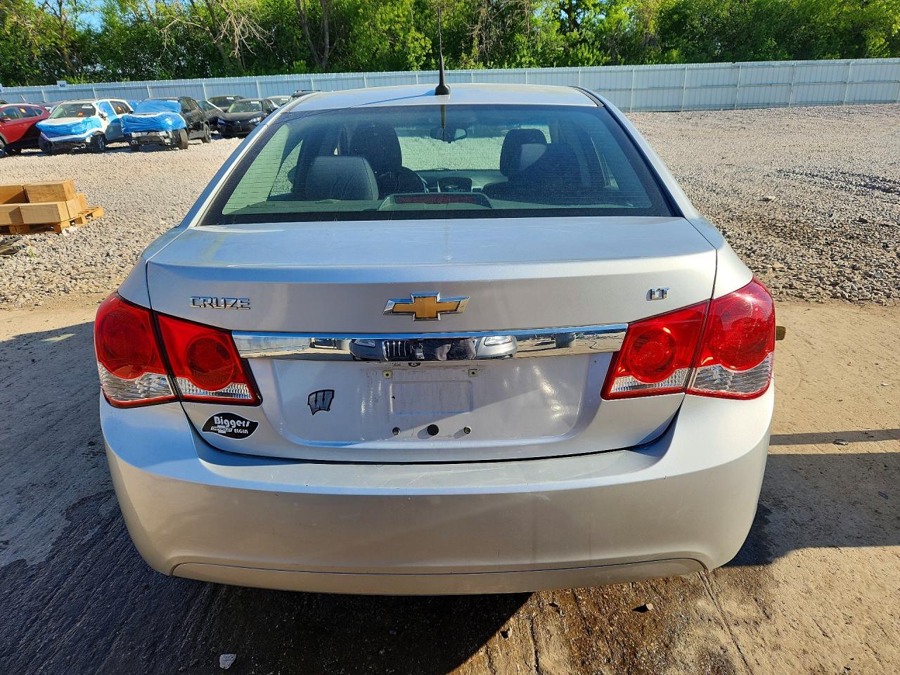 2014 Chevrolet Cruze Lt Silver vin: 1G1PC5SB9E7454322