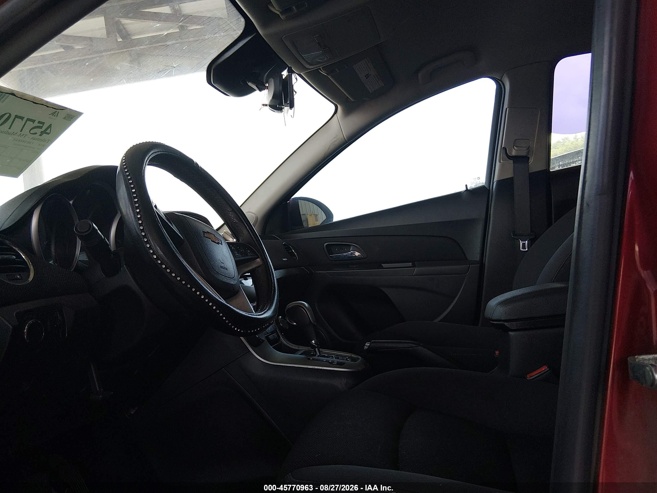 2014 Chevrolet Cruze 1lt Auto Красный vin: 1G1PC5SB9E7461691