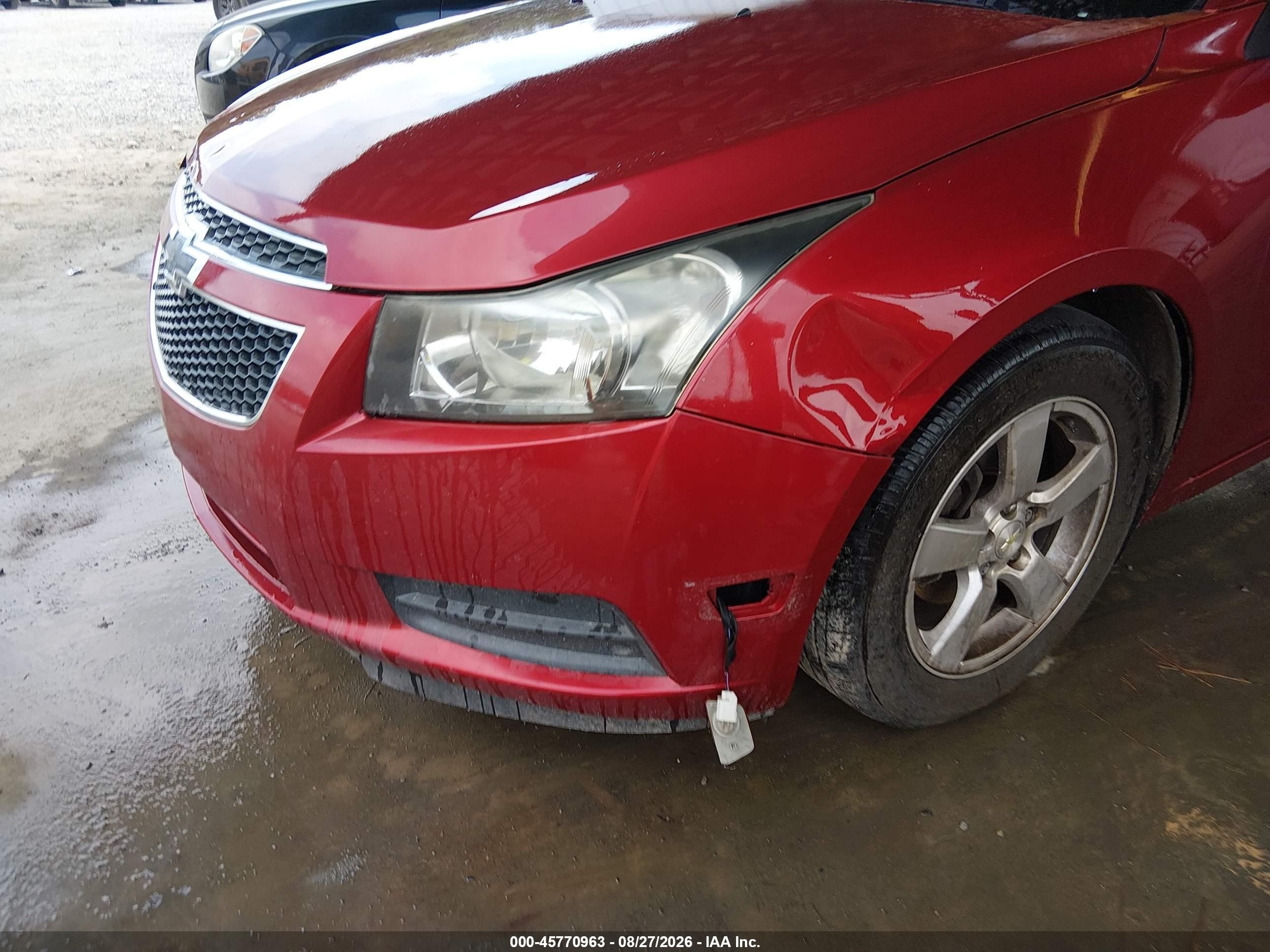 2014 Chevrolet Cruze 1lt Auto Красный vin: 1G1PC5SB9E7461691