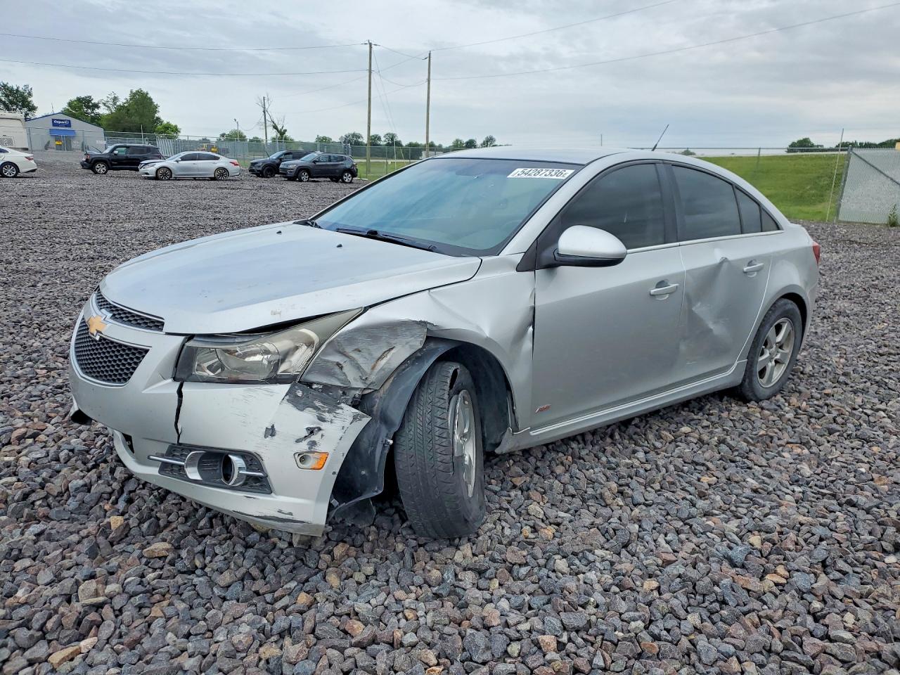 2014 Chevrolet Cruze Lt Silver vin: 1G1PC5SB9E7469340