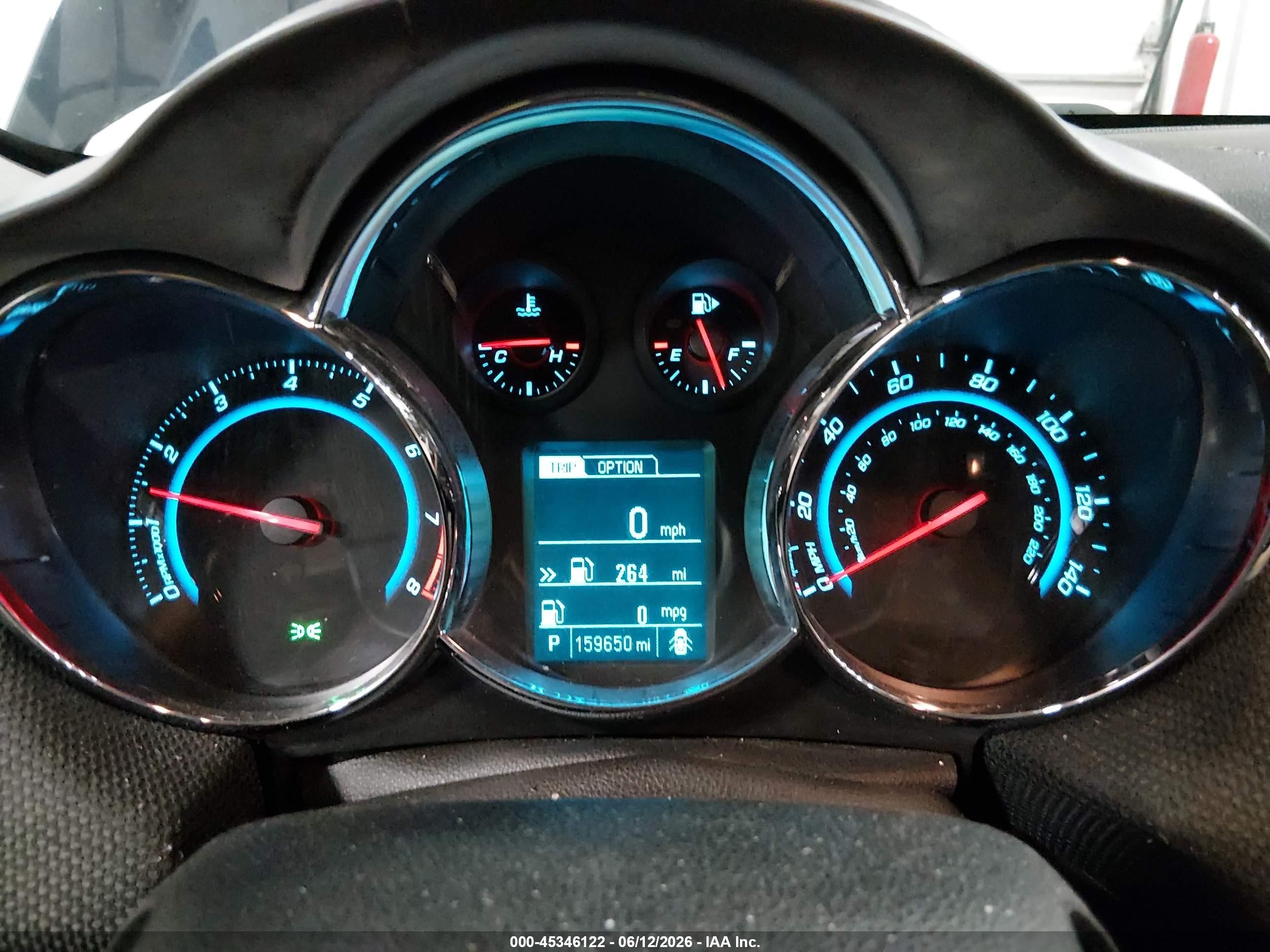 2014 Chevrolet Cruze 1lt Auto Dark Blue vin: 1G1PC5SB9E7473999