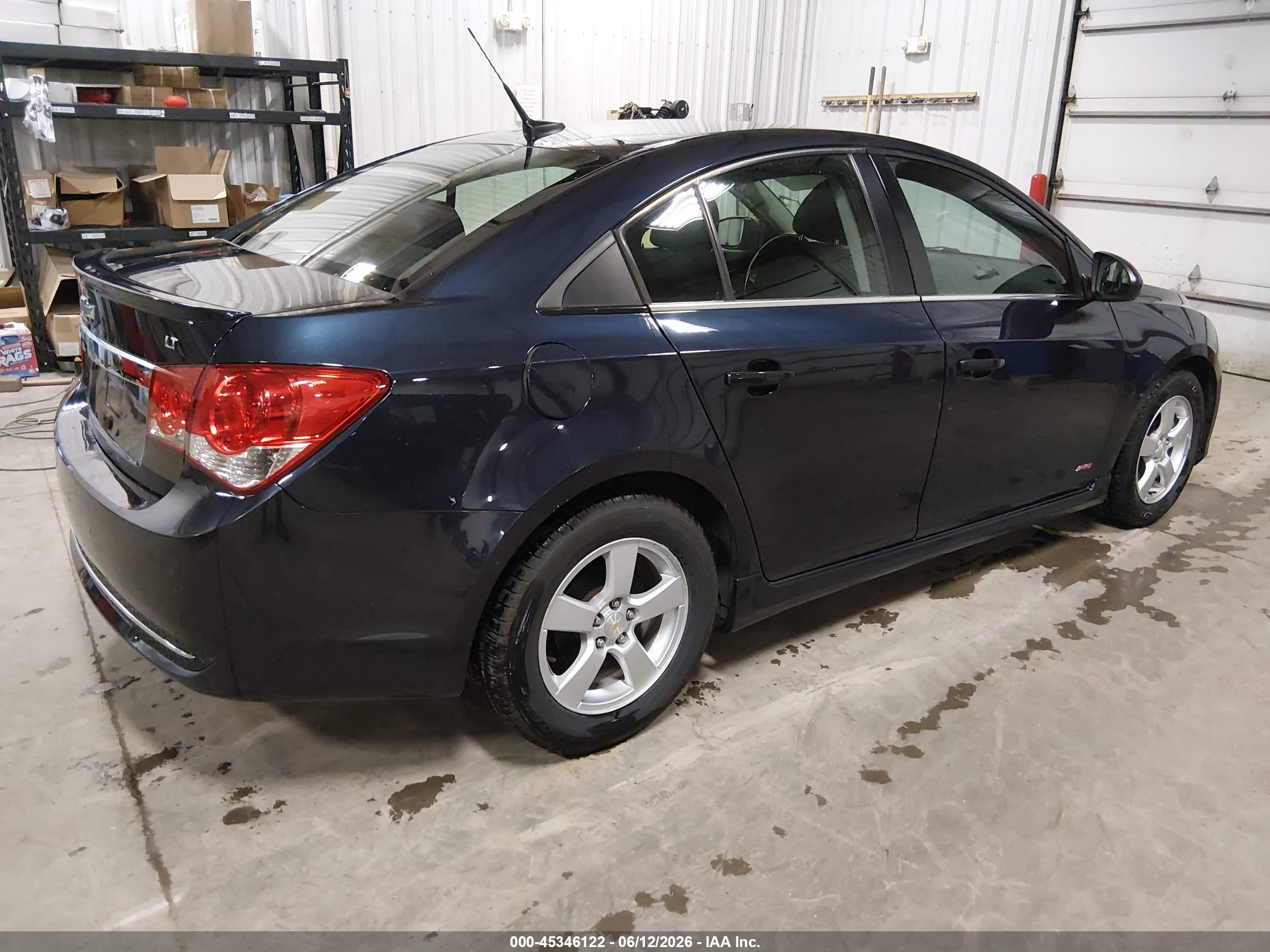 2014 Chevrolet Cruze 1lt Auto Dark Blue vin: 1G1PC5SB9E7473999