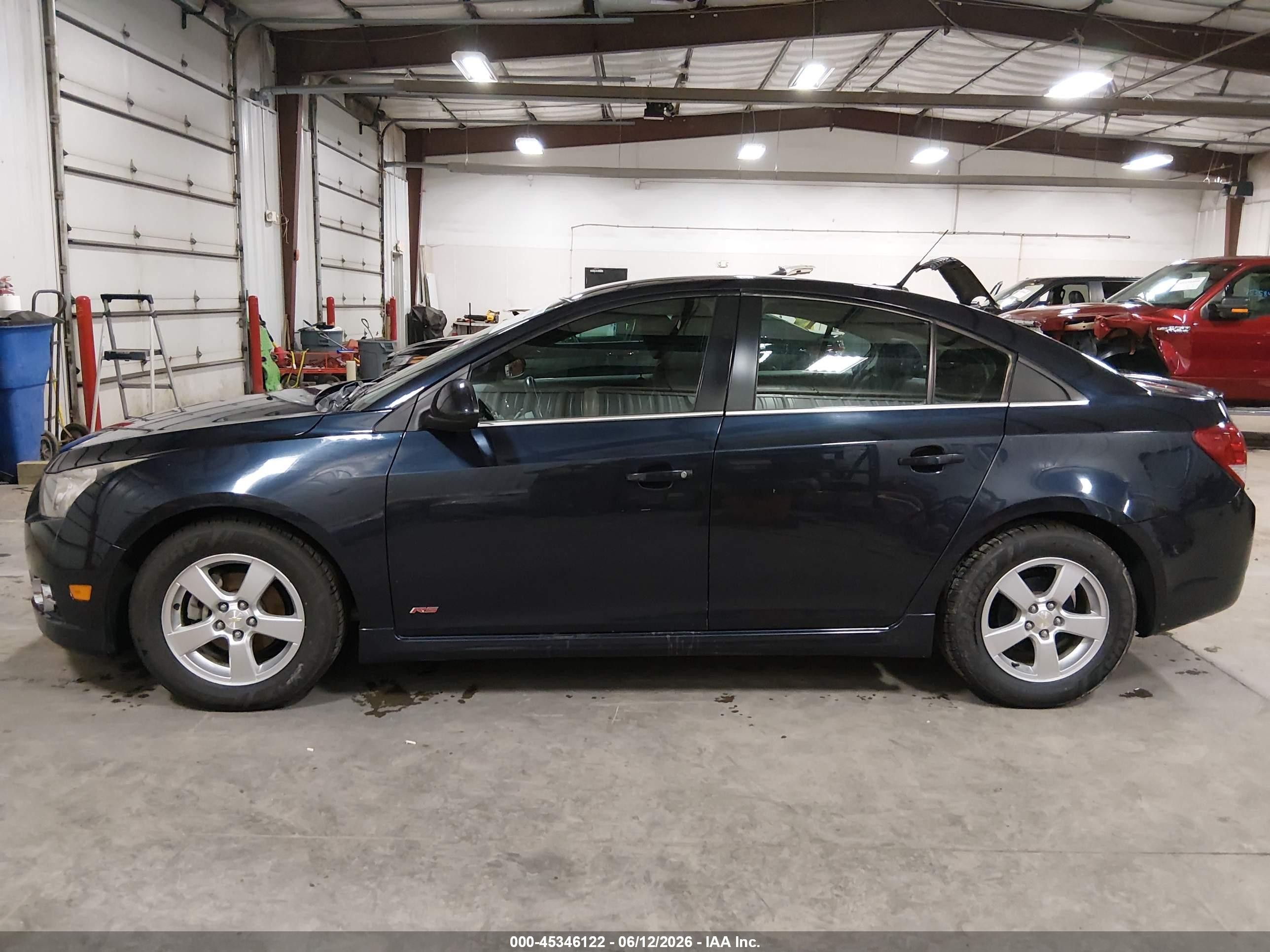 2014 Chevrolet Cruze 1lt Auto Dark Blue vin: 1G1PC5SB9E7473999