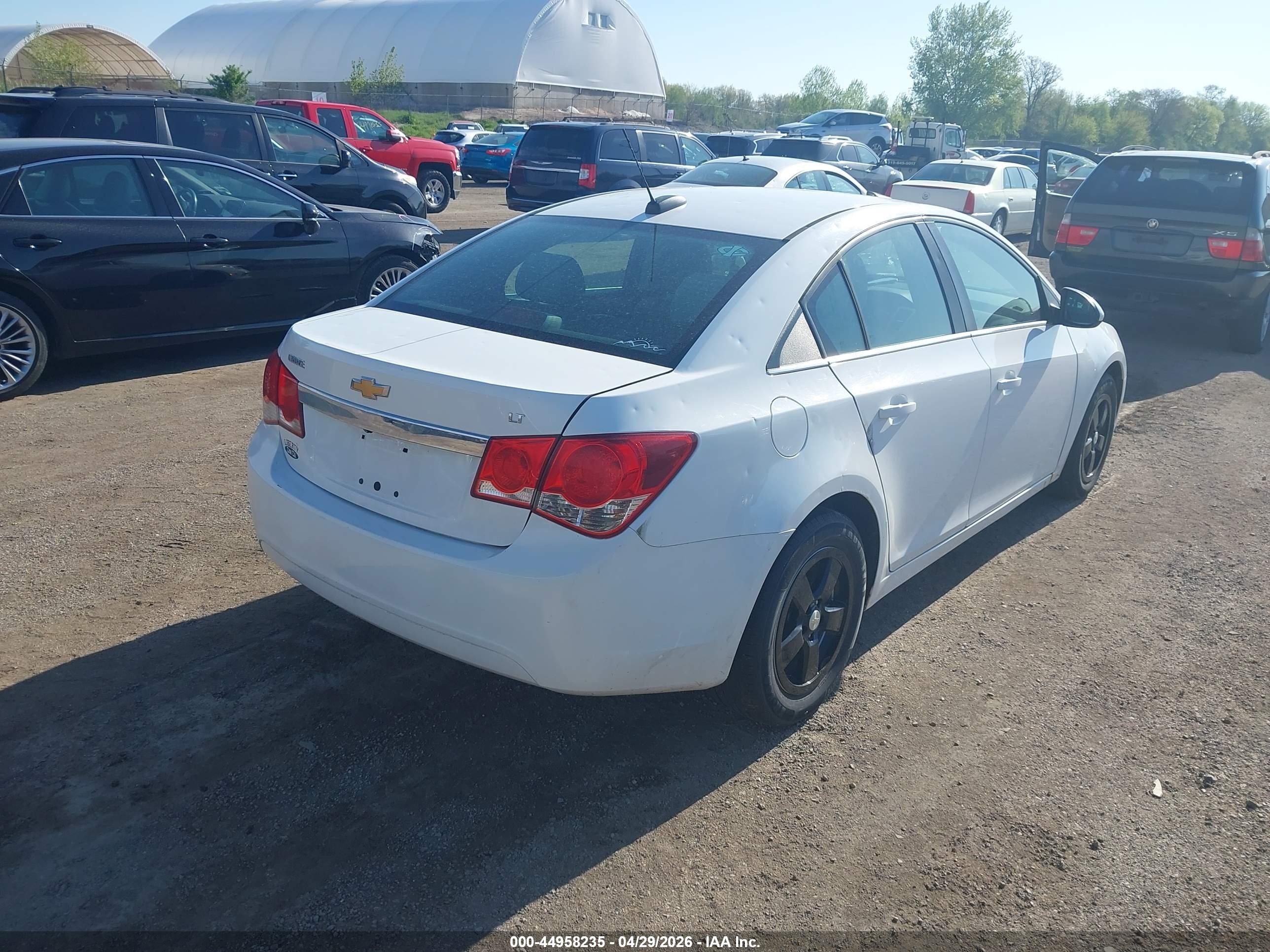 2015 Chevrolet Cruze 1lt Auto White vin: 1G1PC5SB9F7104318