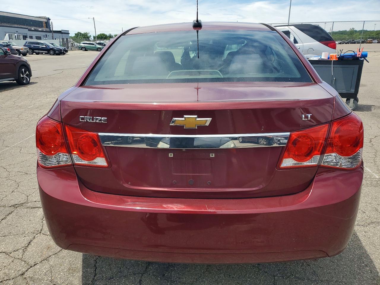 2015 Chevrolet Cruze Lt Red vin: 1G1PC5SB9F7140994