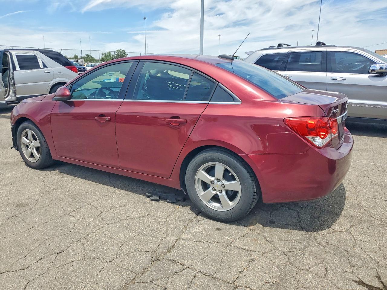 2015 Chevrolet Cruze Lt Red vin: 1G1PC5SB9F7140994