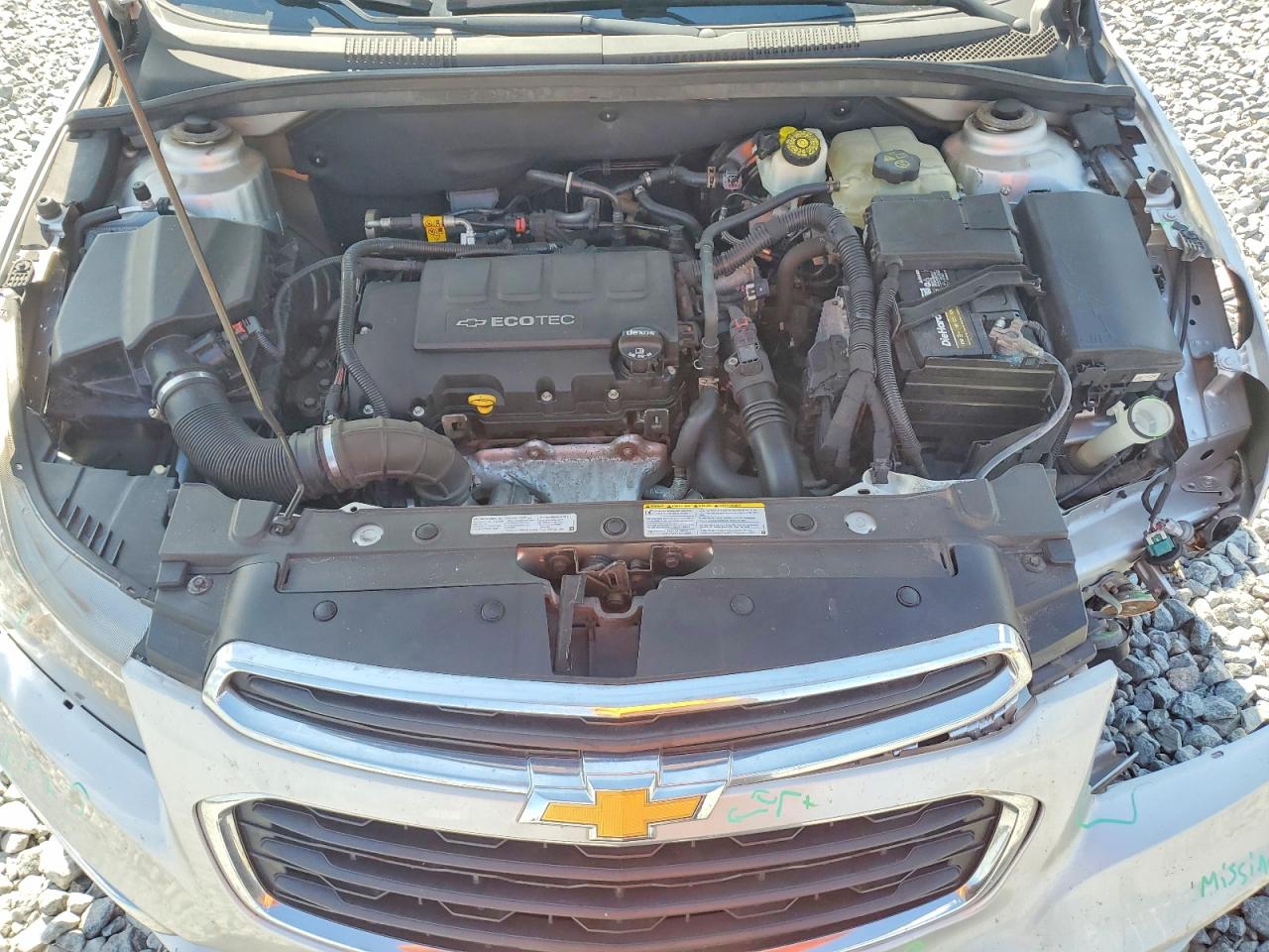 2015 Chevrolet Cruze Lt Silver vin: 1G1PC5SB9F7144320