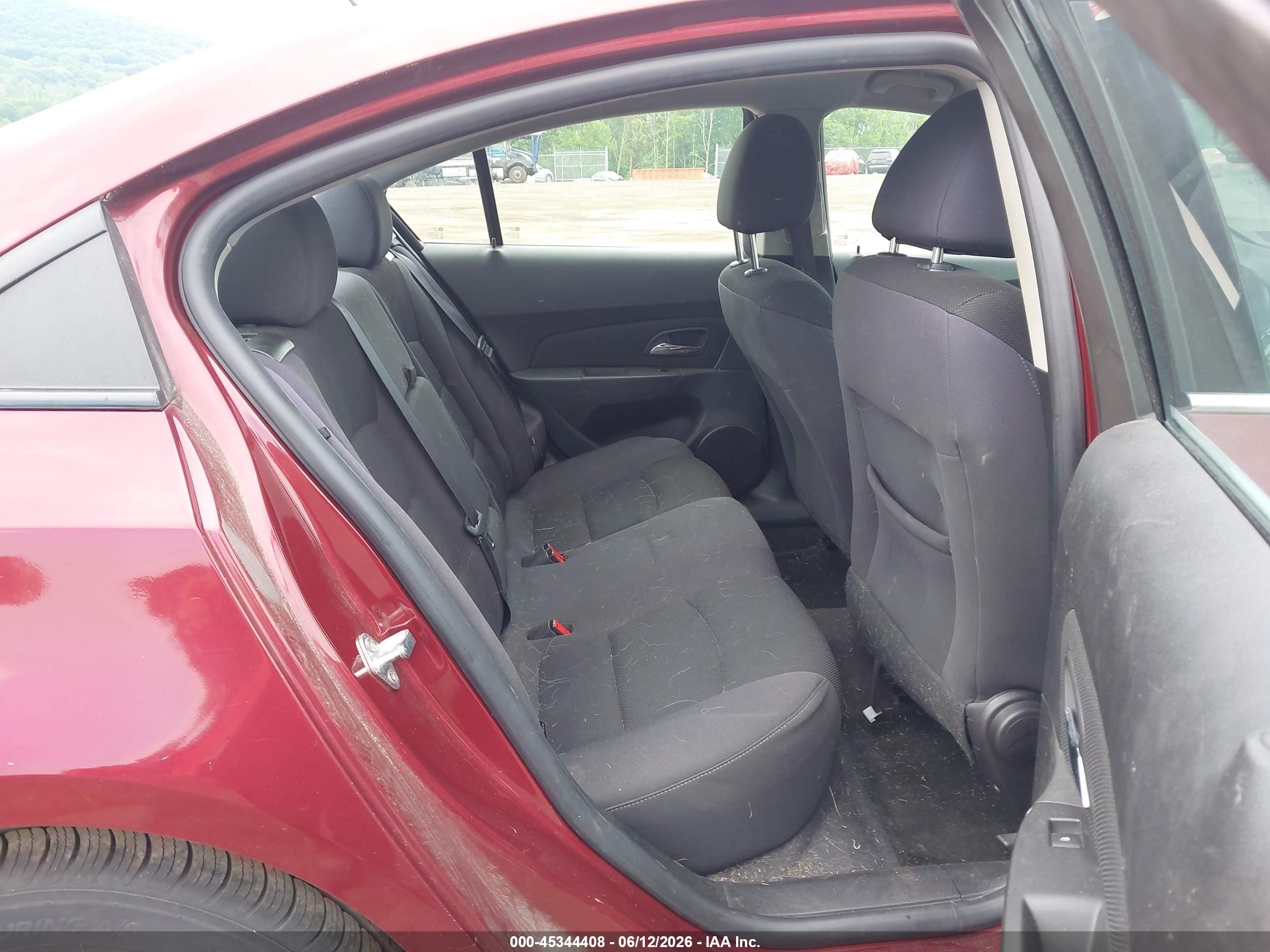 2015 Chevrolet Cruze 1lt Auto Maroon vin: 1G1PC5SB9F7160016