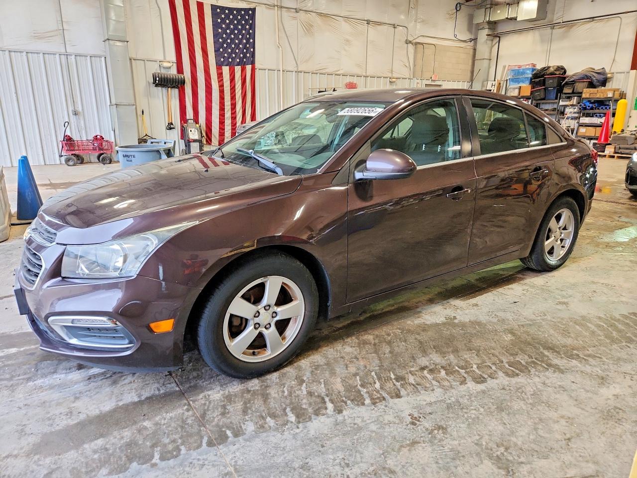 2015 Chevrolet Cruze Lt Brown vin: 1G1PC5SB9F7163675