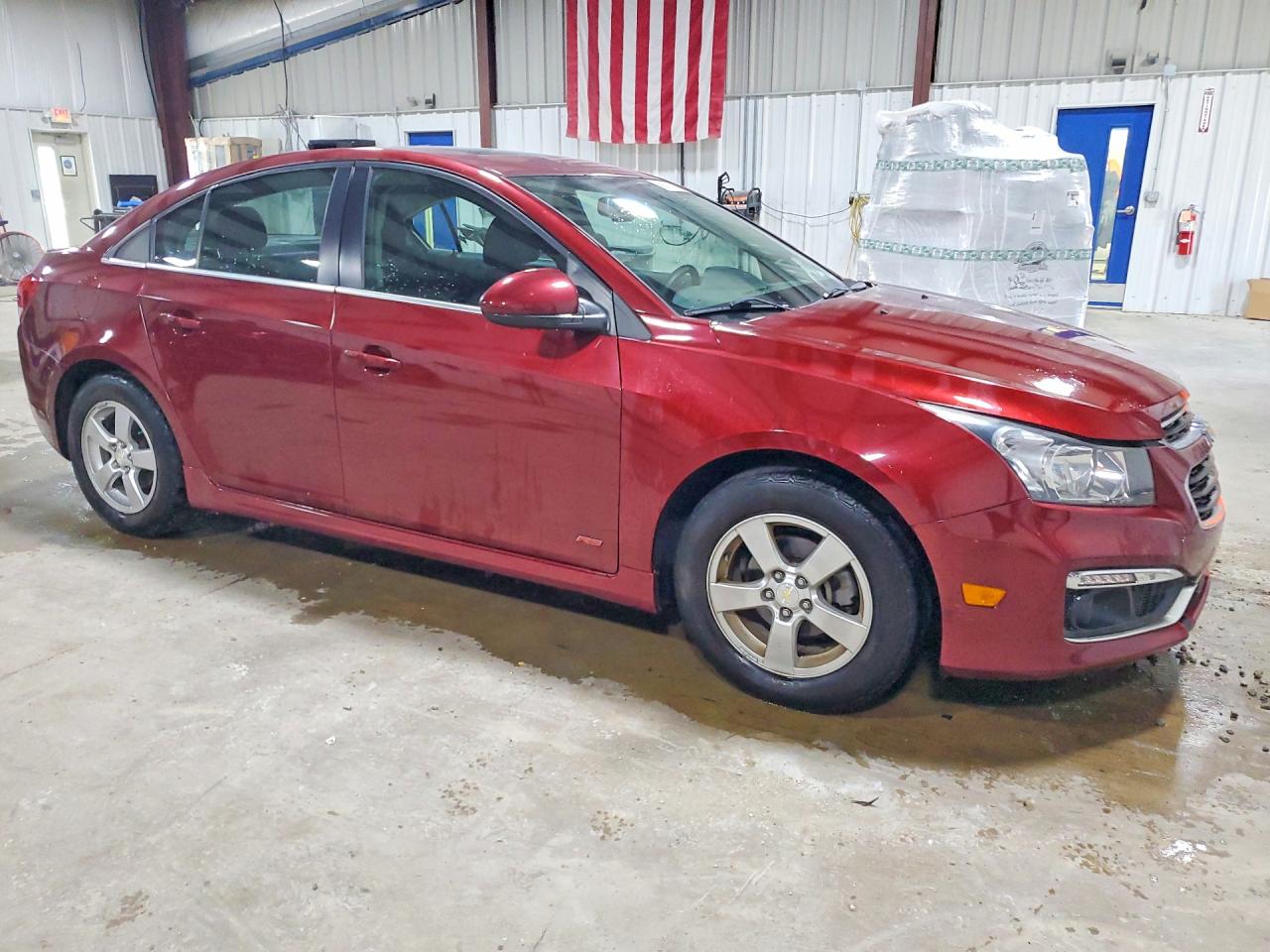 2015 Chevrolet Cruze Lt Maroon vin: 1G1PC5SB9F7171582