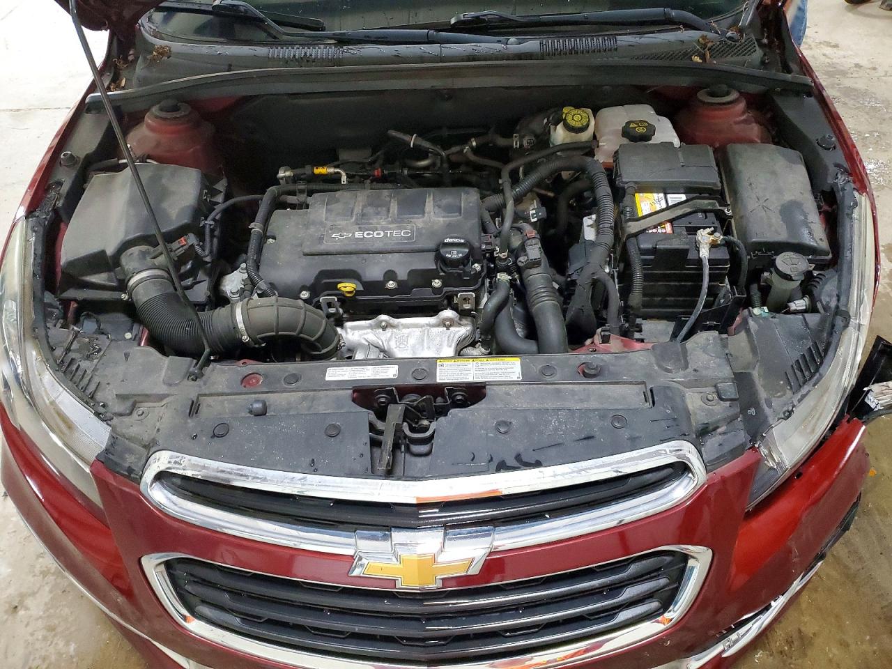 2015 Chevrolet Cruze Lt Maroon vin: 1G1PC5SB9F7171582