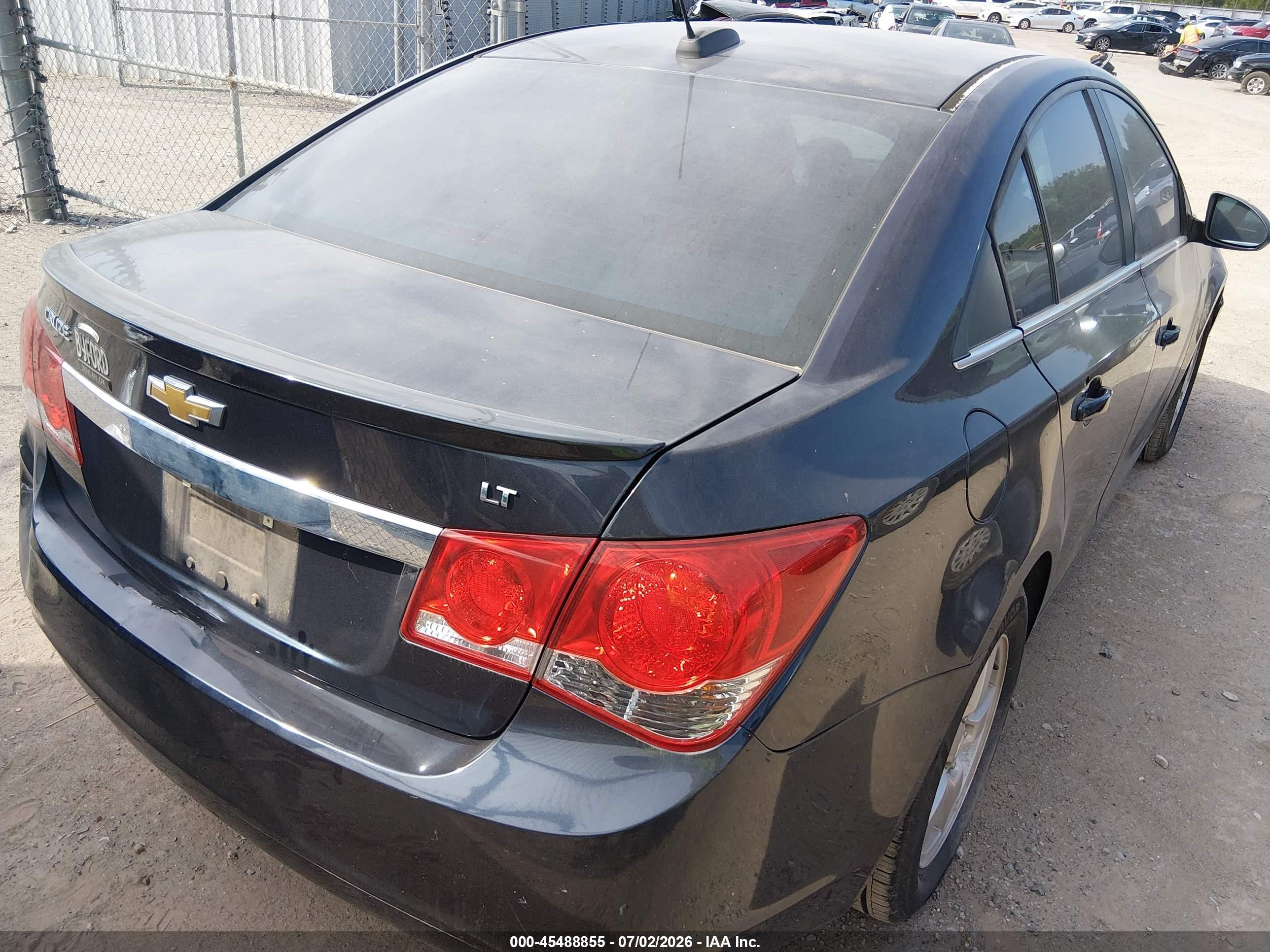 2015 Chevrolet Cruze 1lt Auto Dark Blue vin: 1G1PC5SB9F7190214