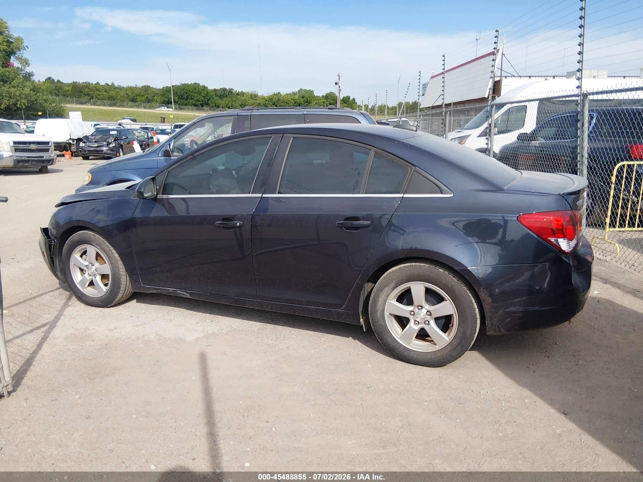 2015 Chevrolet Cruze 1lt Auto Dark Blue vin: 1G1PC5SB9F7190214