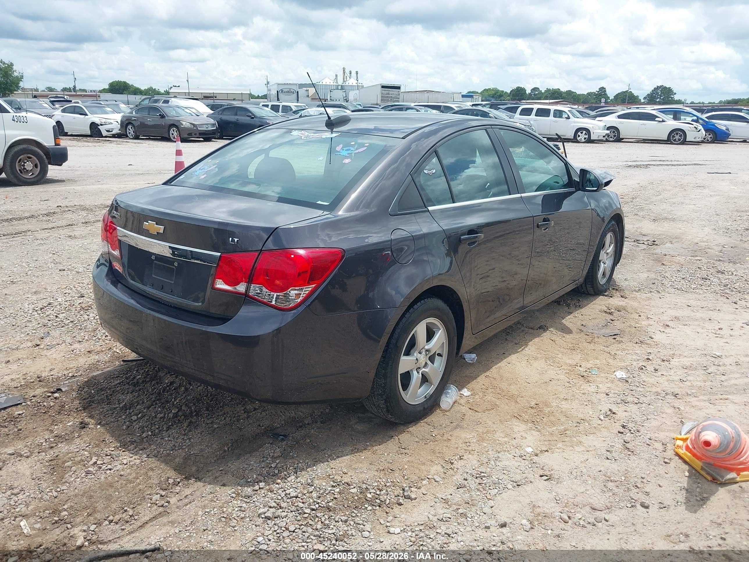 2015 Chevrolet Cruze 1lt Auto Gray vin: 1G1PC5SB9F7192450