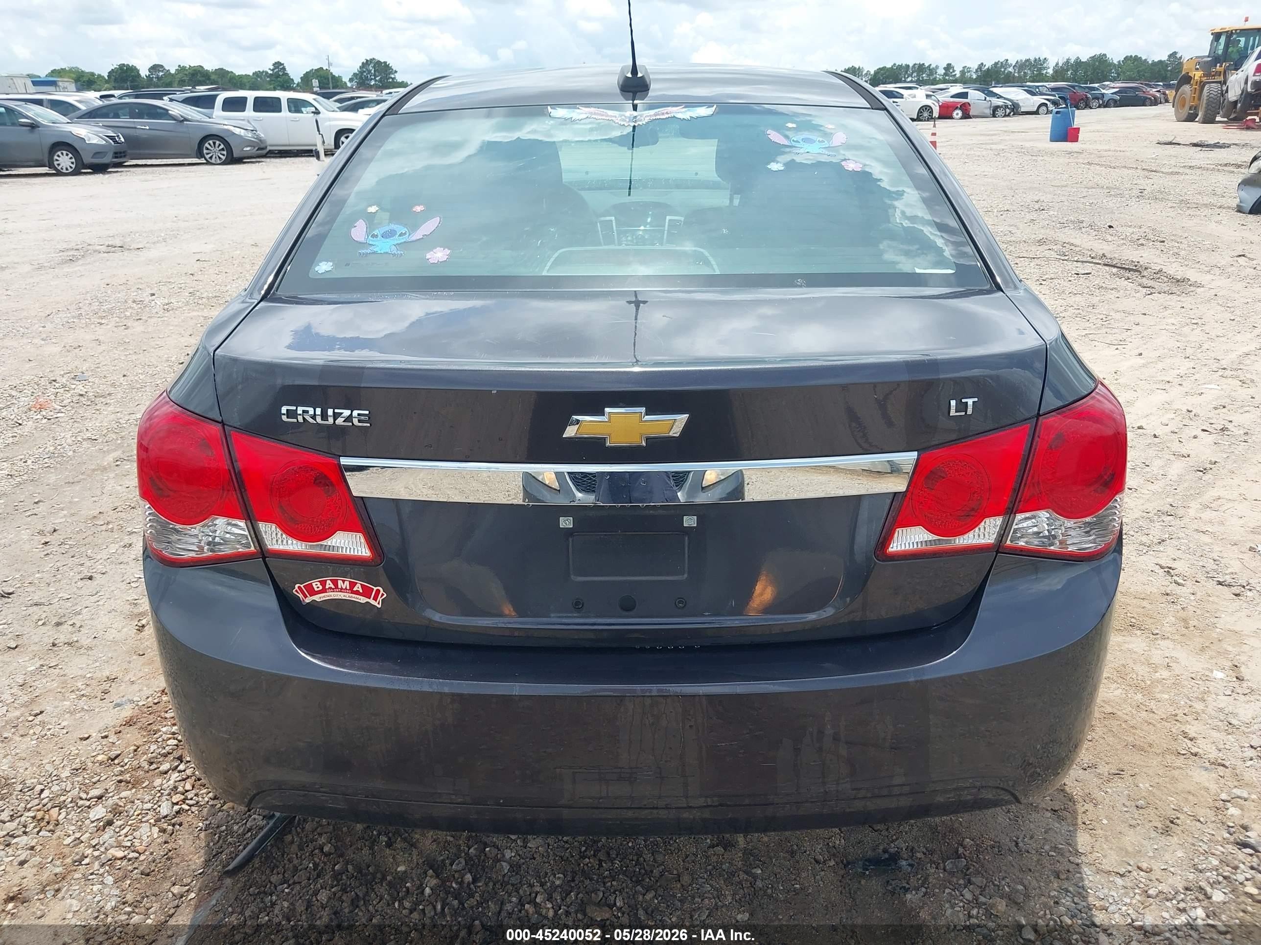 2015 Chevrolet Cruze 1lt Auto Gray vin: 1G1PC5SB9F7192450