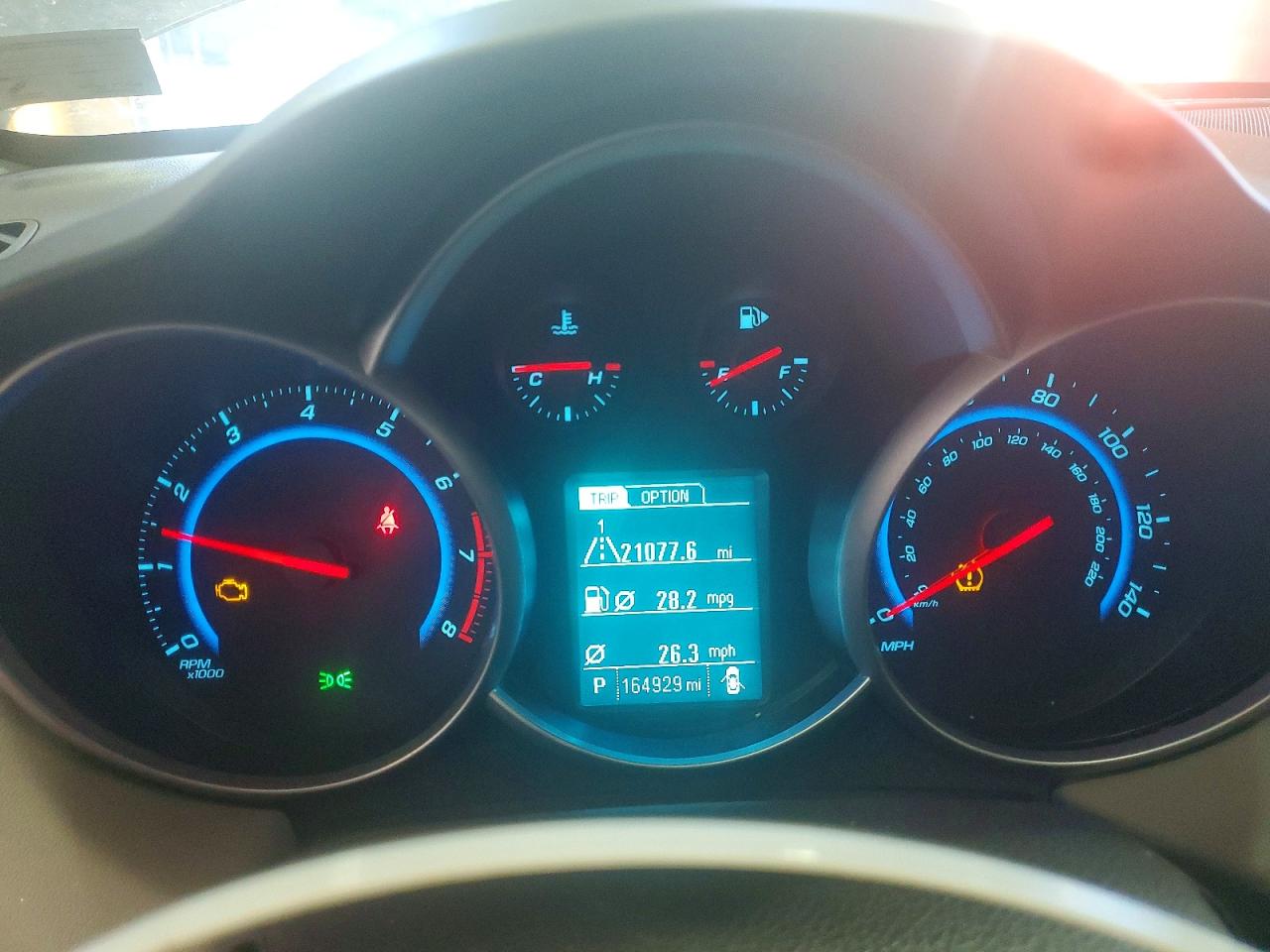 2015 Chevrolet Cruze Lt Blue vin: 1G1PC5SB9F7197633