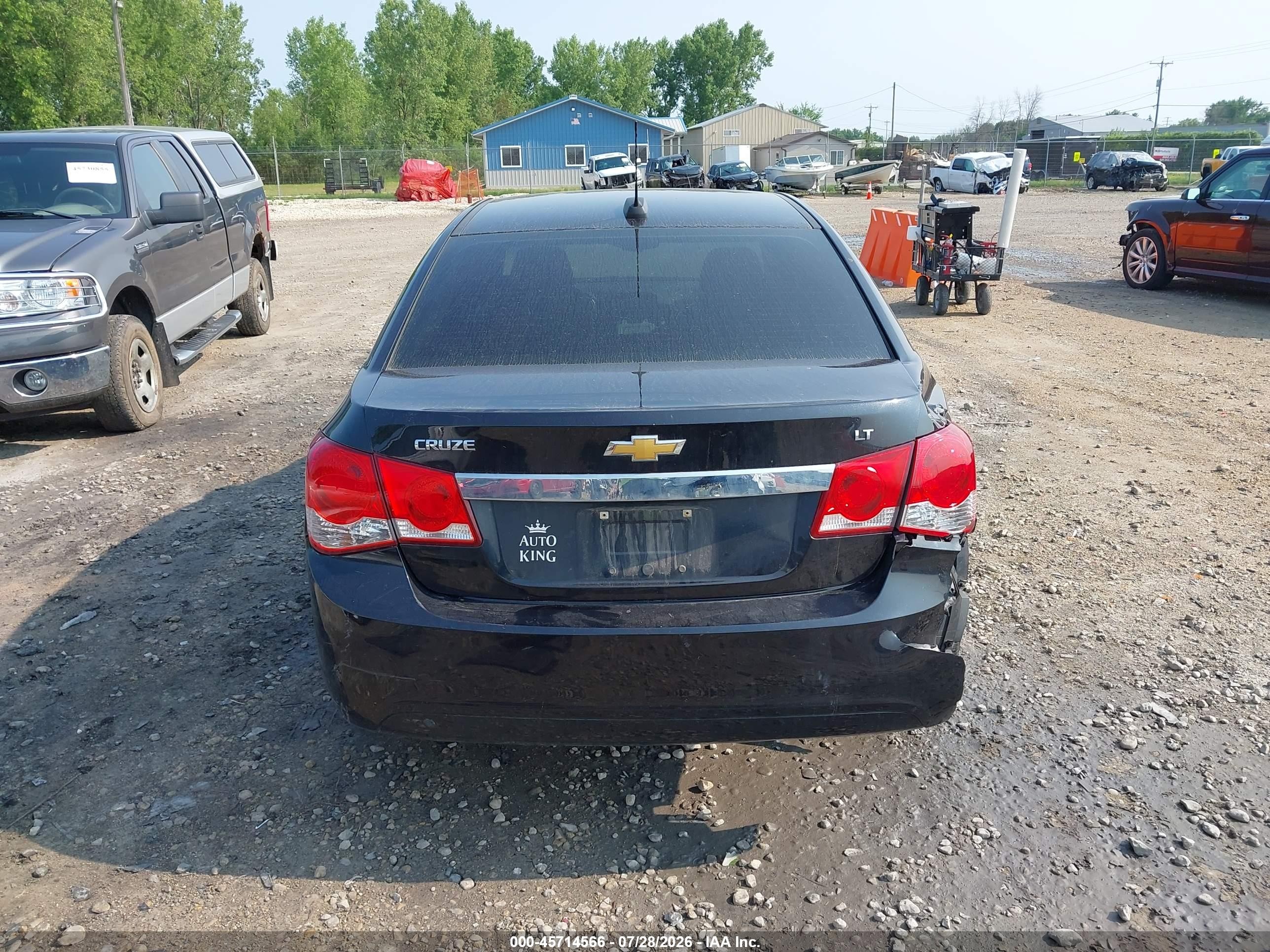 2015 Chevrolet Cruze 1lt Auto Black vin: 1G1PC5SB9F7203186