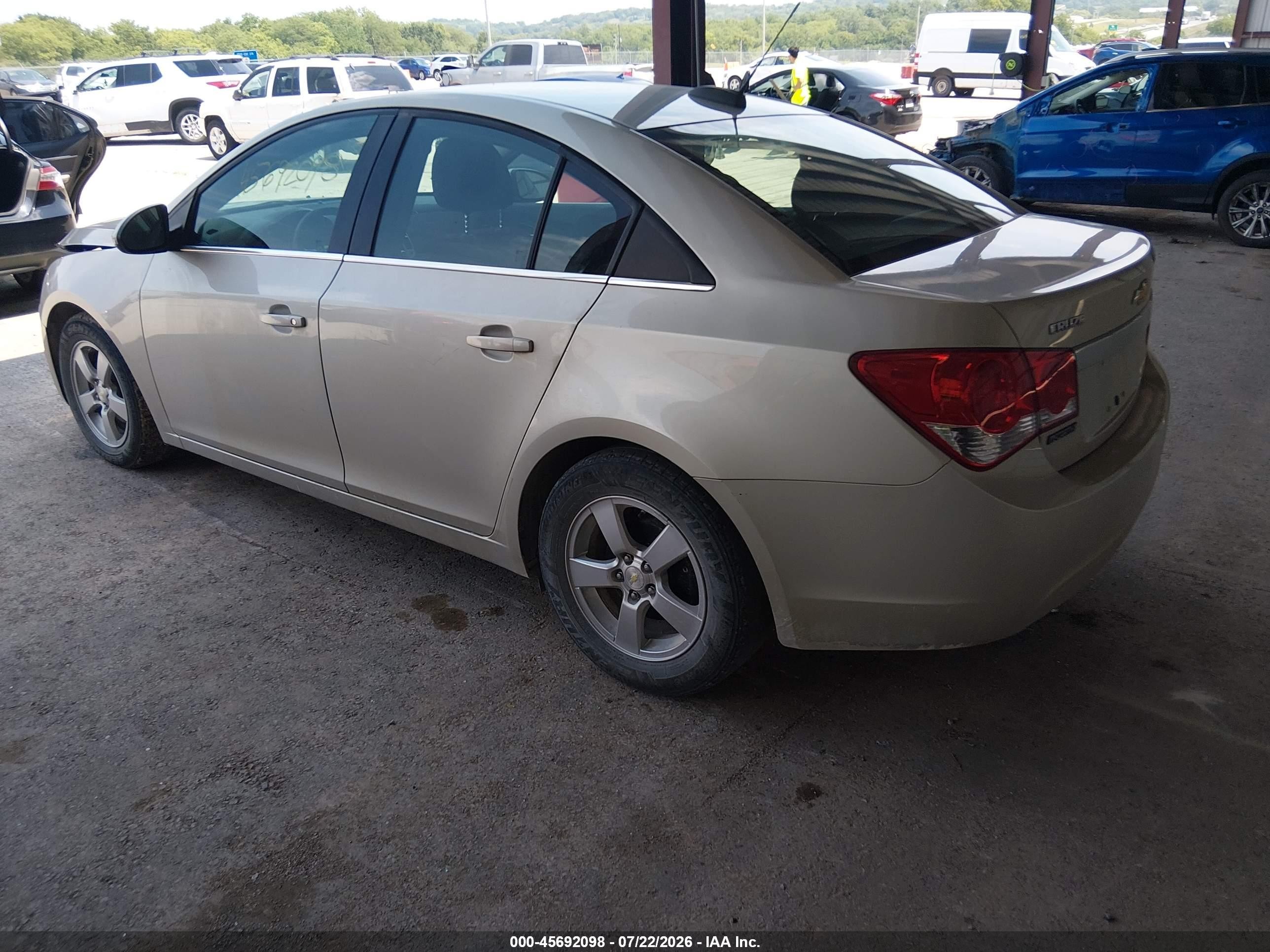 2015 Chevrolet Cruze 1lt Auto Gold vin: 1G1PC5SB9F7213104