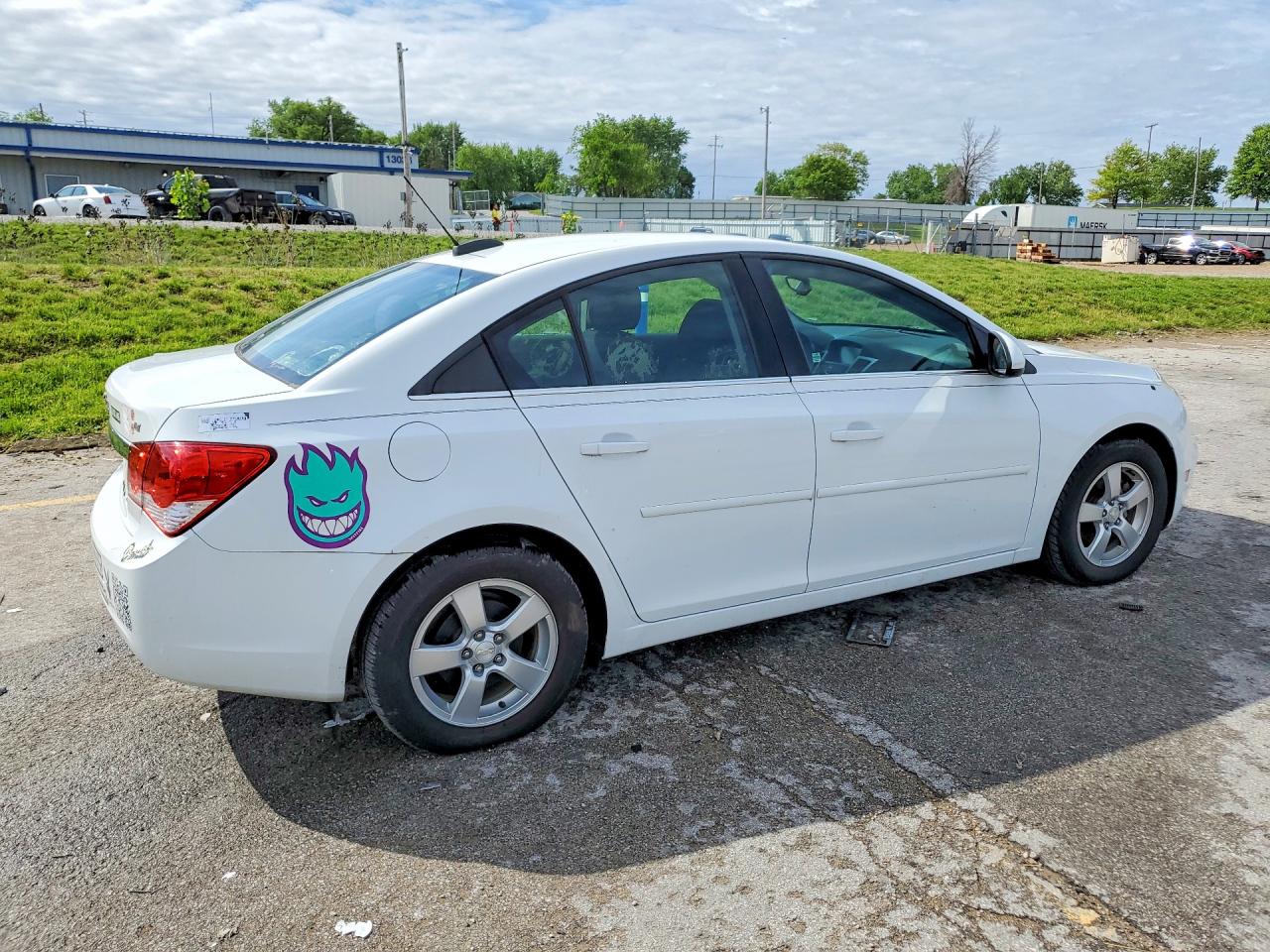 2015 Chevrolet Cruze Lt White vin: 1G1PC5SB9F7220389