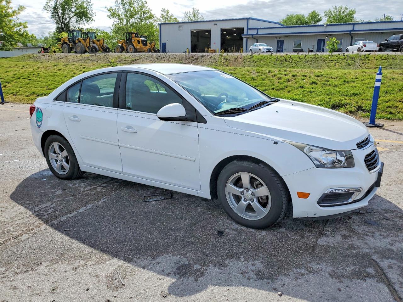 2015 Chevrolet Cruze Lt White vin: 1G1PC5SB9F7220389