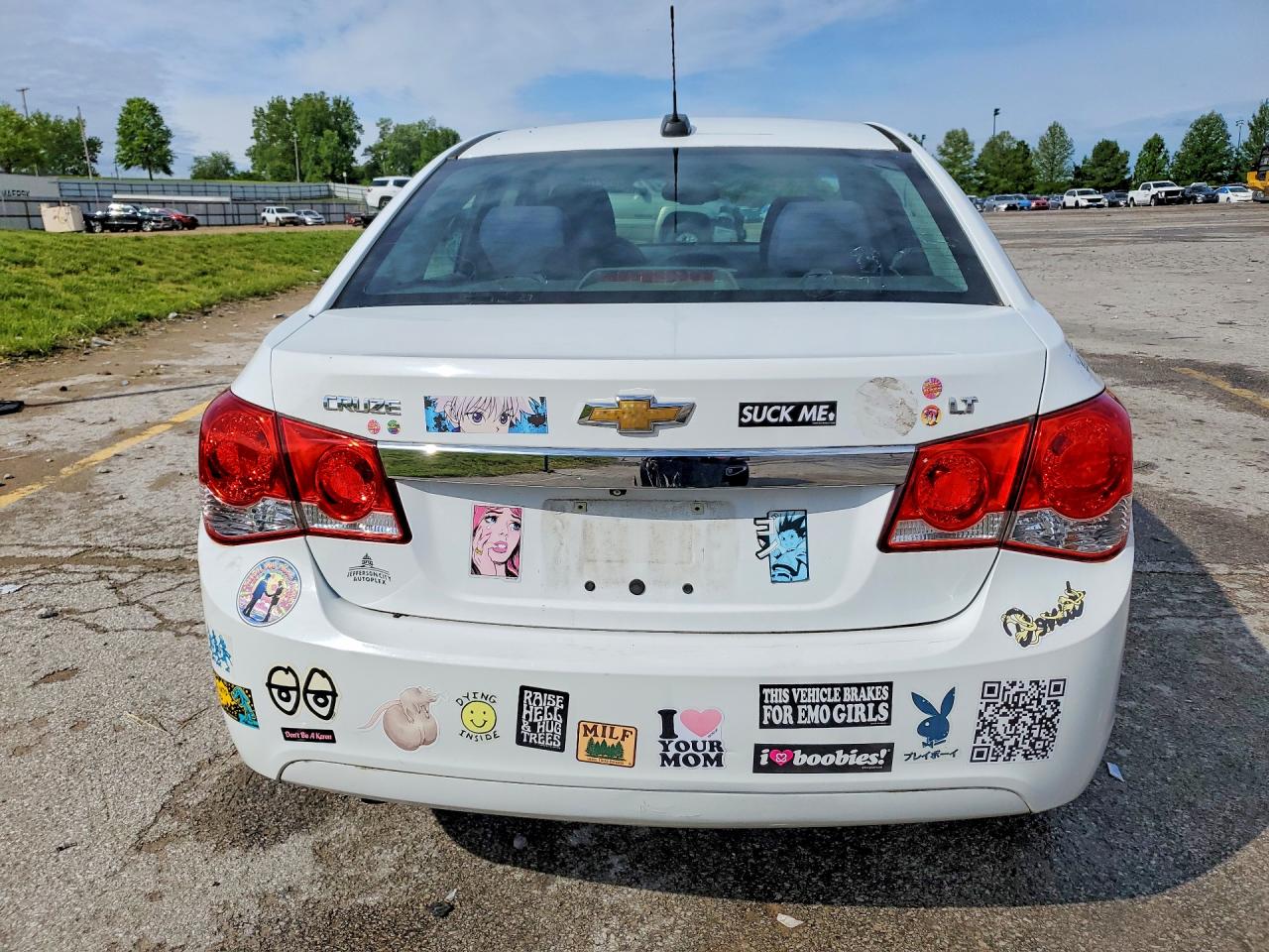 2015 Chevrolet Cruze Lt White vin: 1G1PC5SB9F7220389