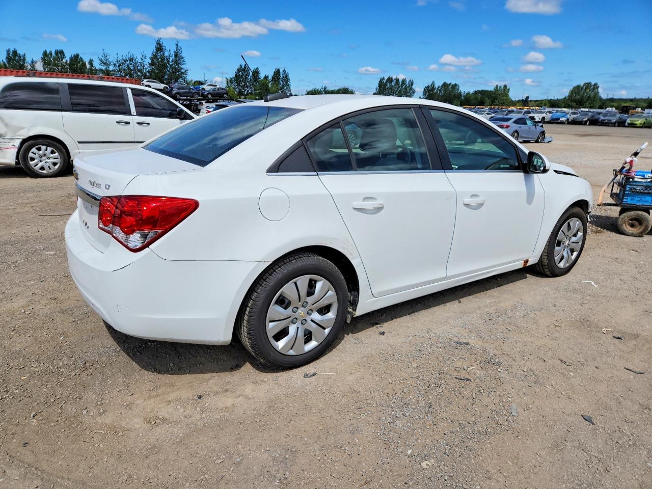 2015 Chevrolet Cruze Lt White vin: 1G1PC5SB9F7227889