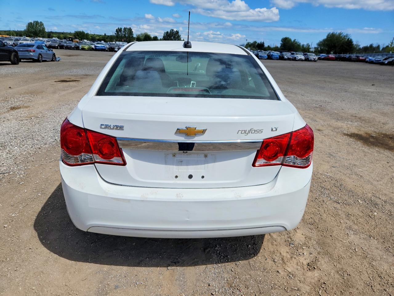 2015 Chevrolet Cruze Lt White vin: 1G1PC5SB9F7227889