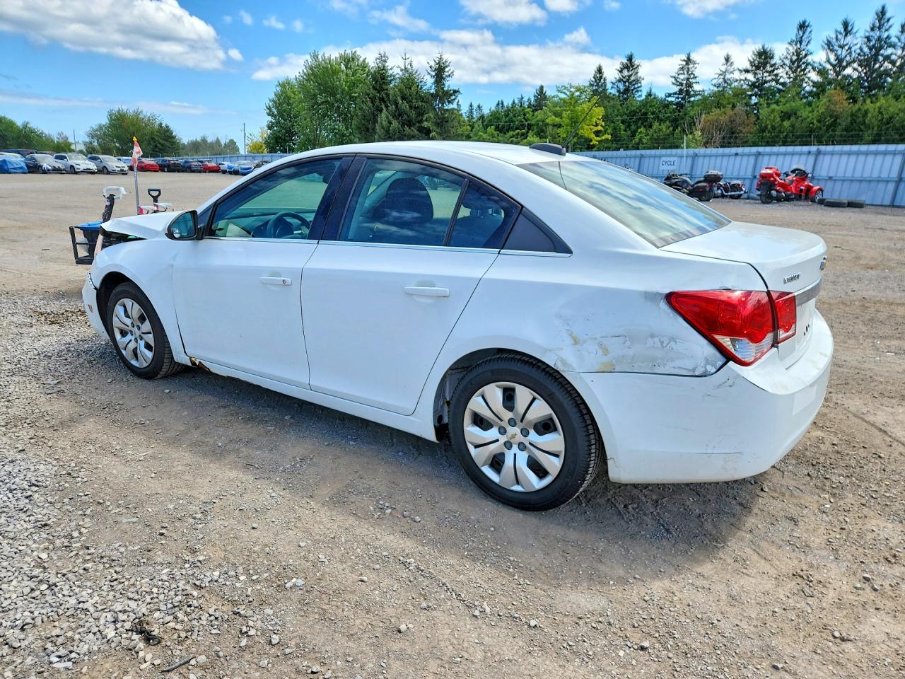 2015 Chevrolet Cruze Lt White vin: 1G1PC5SB9F7227889