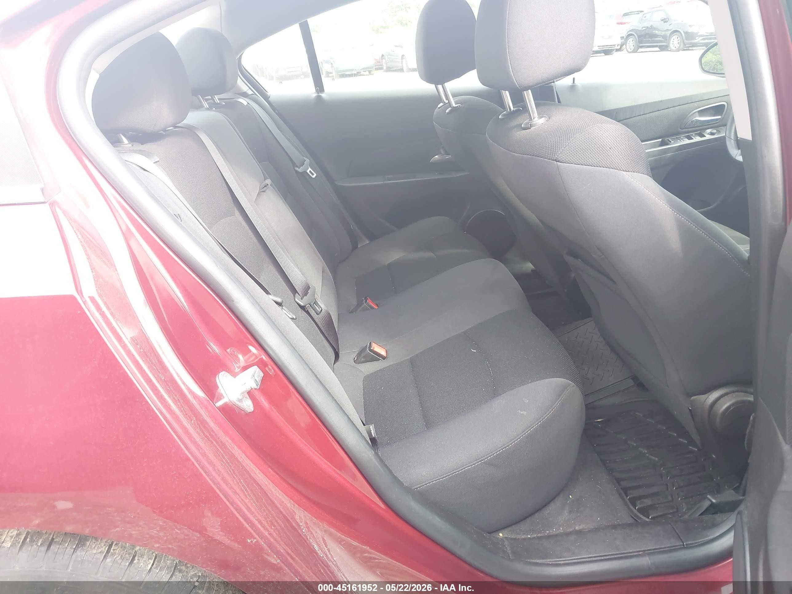 2015 Chevrolet Cruze 1lt Auto Burgundy vin: 1G1PC5SB9F7265123
