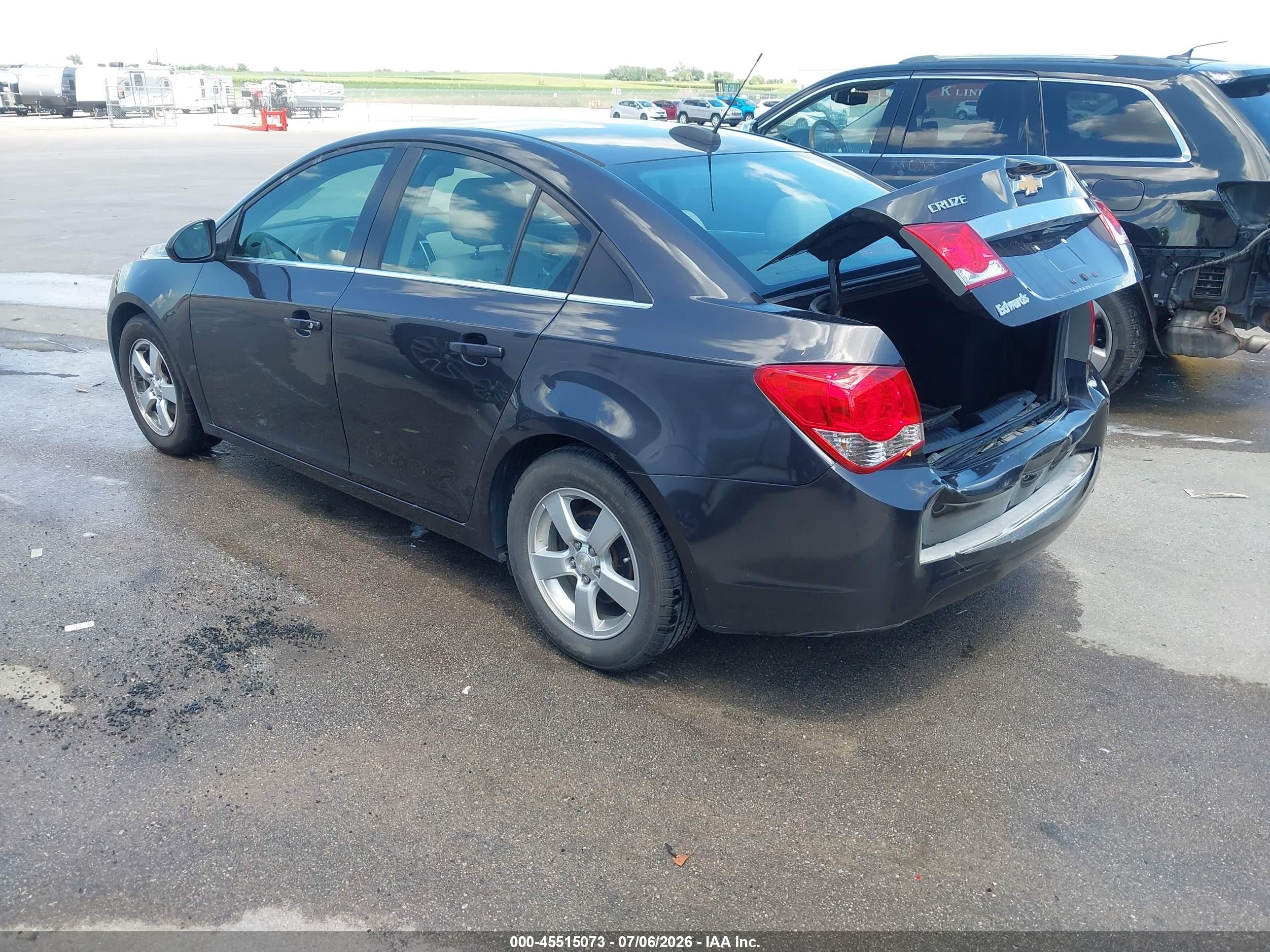 2015 Chevrolet Cruze 1lt Auto Gray vin: 1G1PC5SB9F7293309