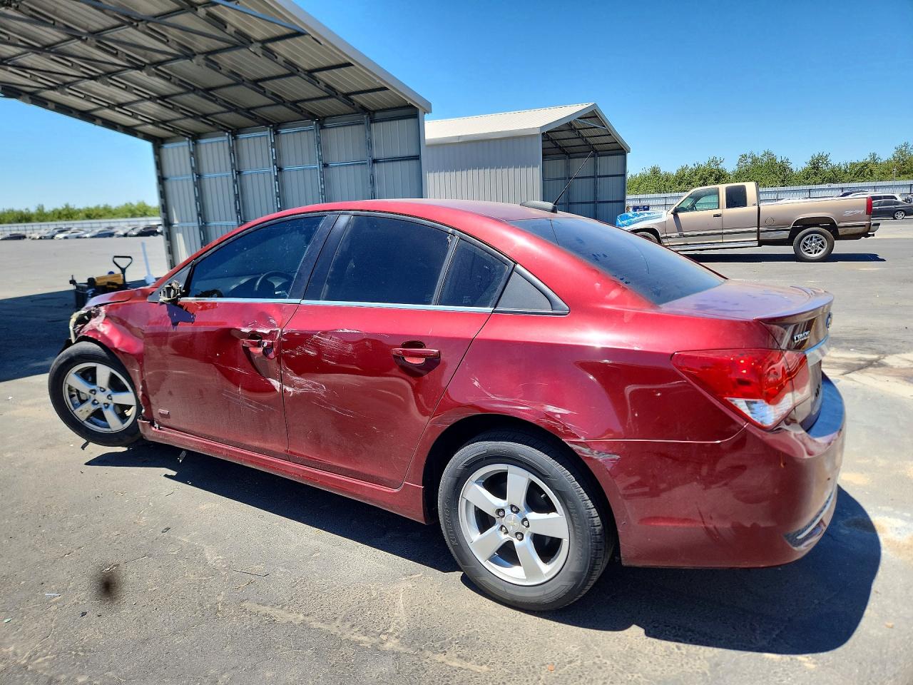 2015 Chevrolet Cruze Lt Red vin: 1G1PC5SB9F7299000