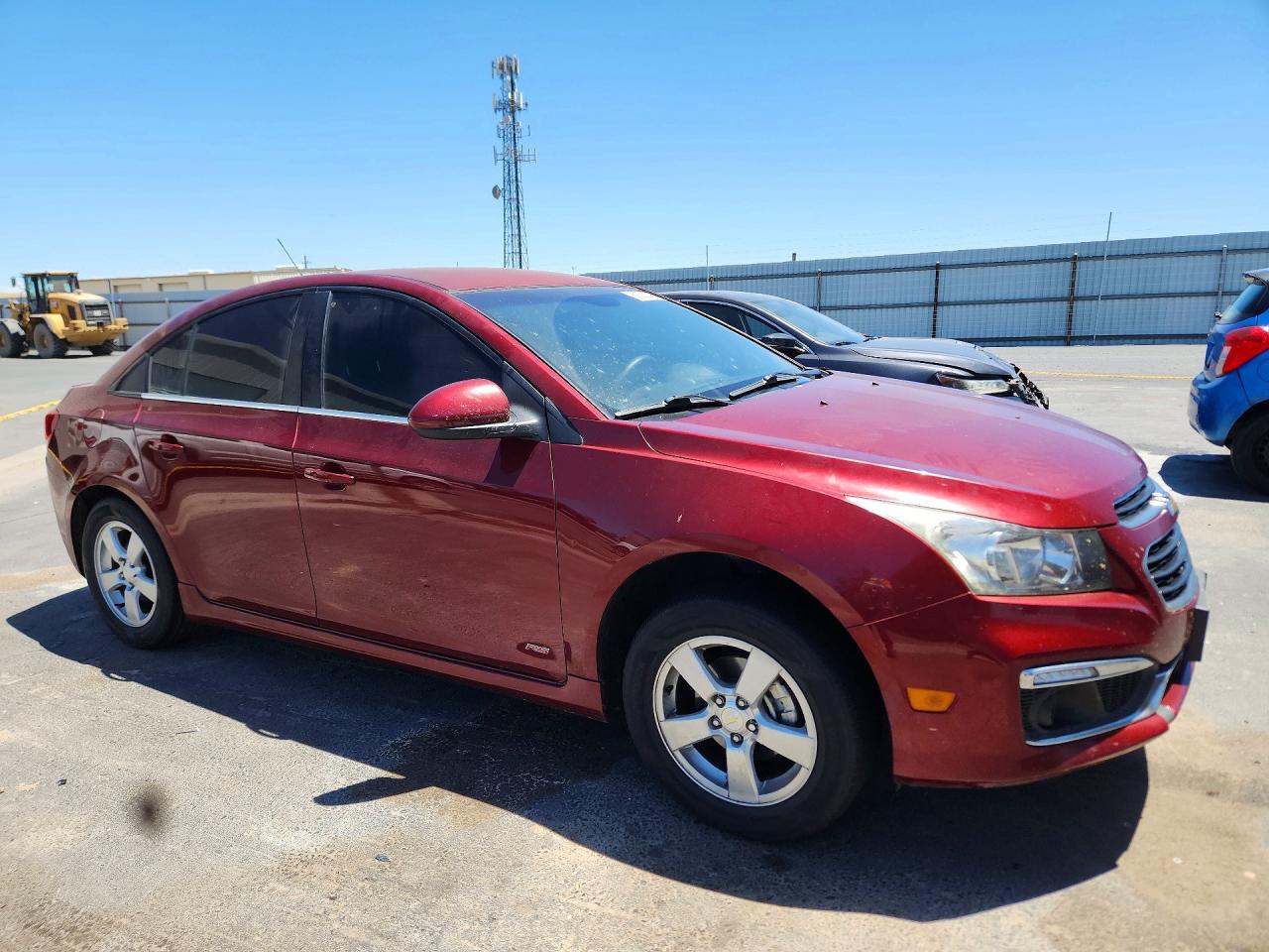 2015 Chevrolet Cruze Lt Red vin: 1G1PC5SB9F7299000