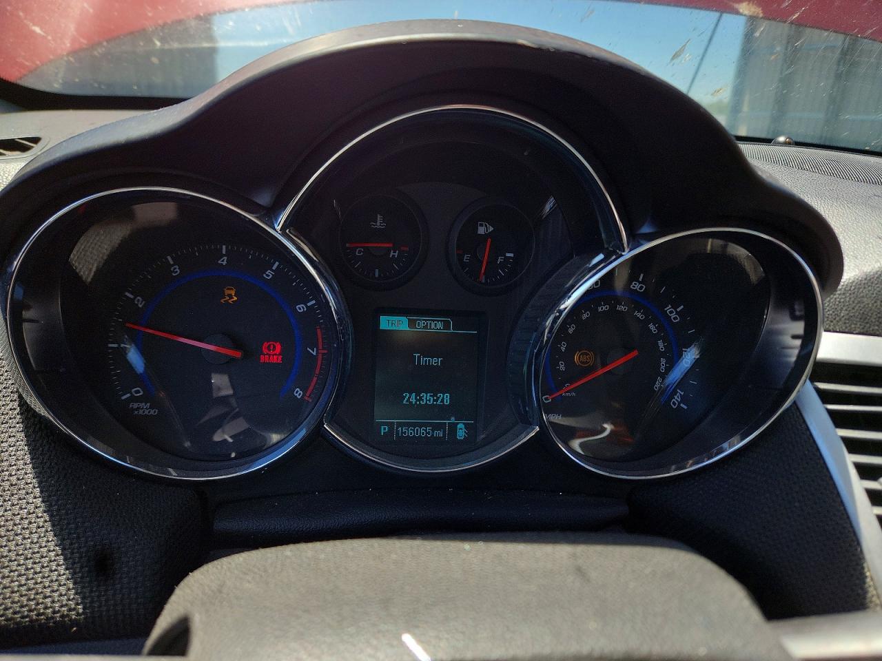 2015 Chevrolet Cruze Lt Red vin: 1G1PC5SB9F7299000