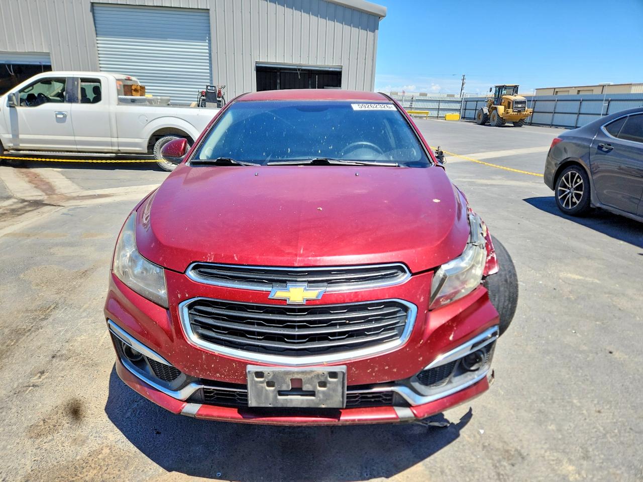2015 Chevrolet Cruze Lt Red vin: 1G1PC5SB9F7299000