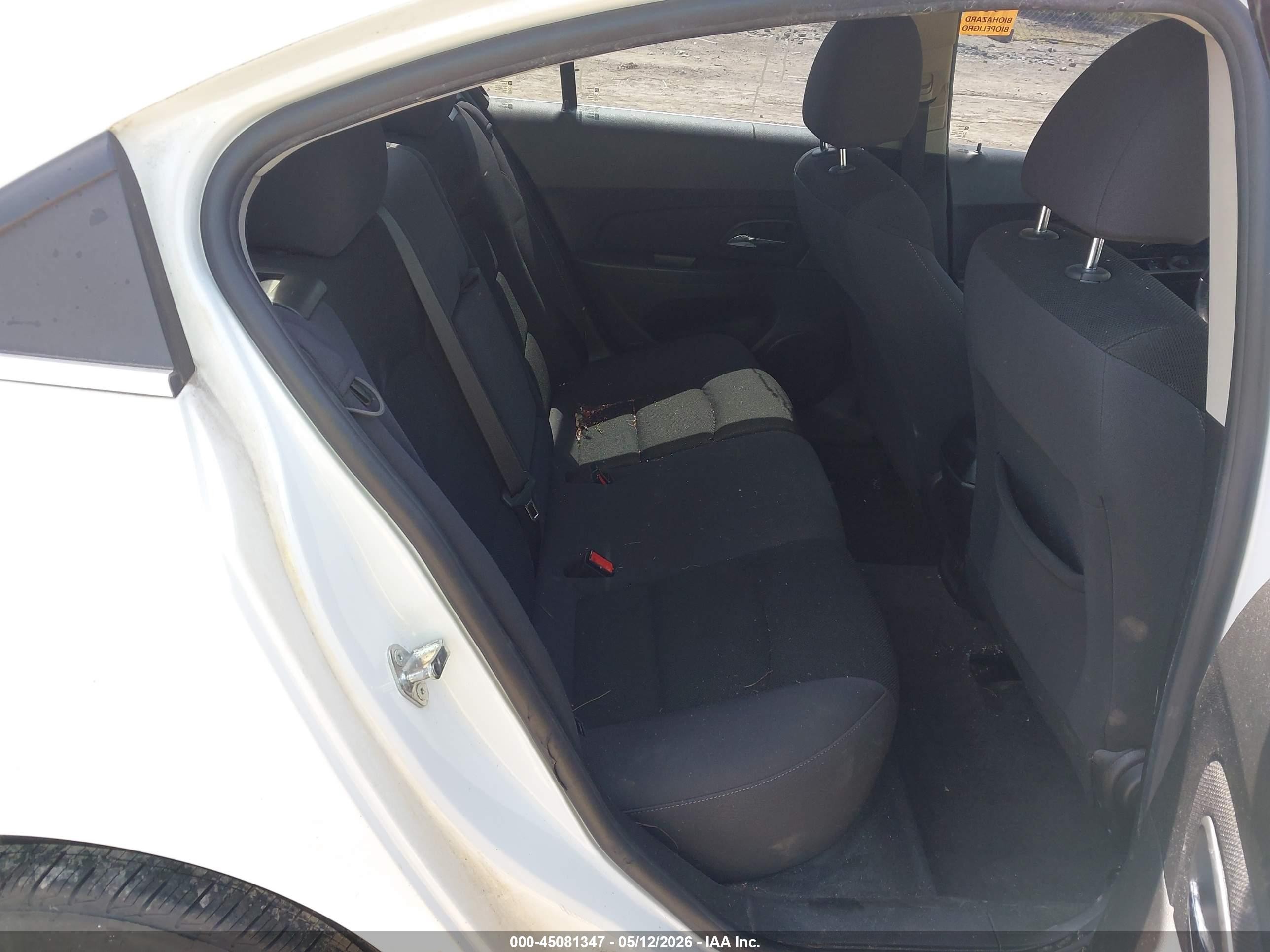 2013 Chevrolet Cruze 1lt Auto White vin: 1G1PC5SBXD7118645