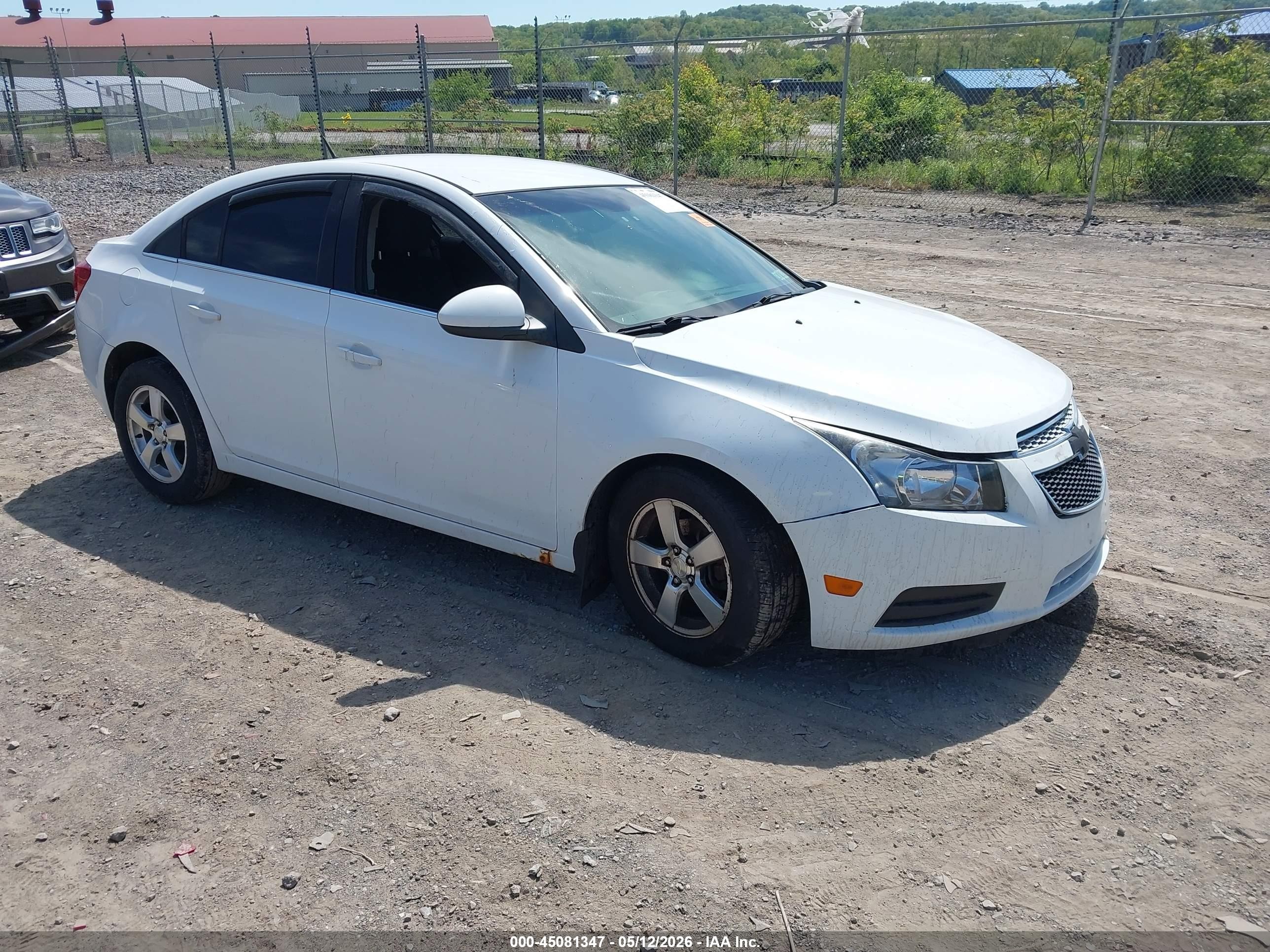 2013 Chevrolet Cruze 1lt Auto White vin: 1G1PC5SBXD7118645
