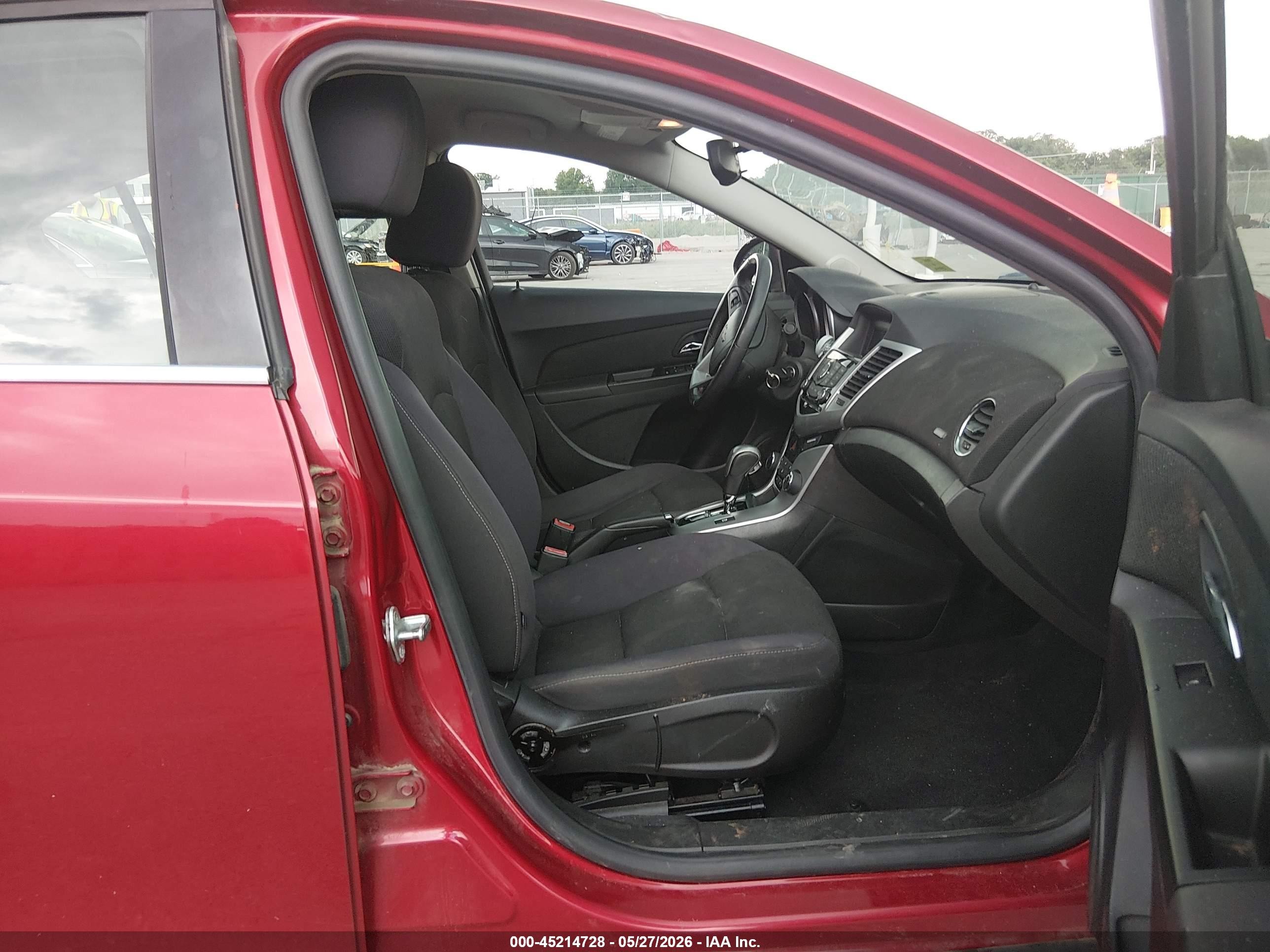 2013 Chevrolet Cruze 1lt Auto Красный vin: 1G1PC5SBXD7178232