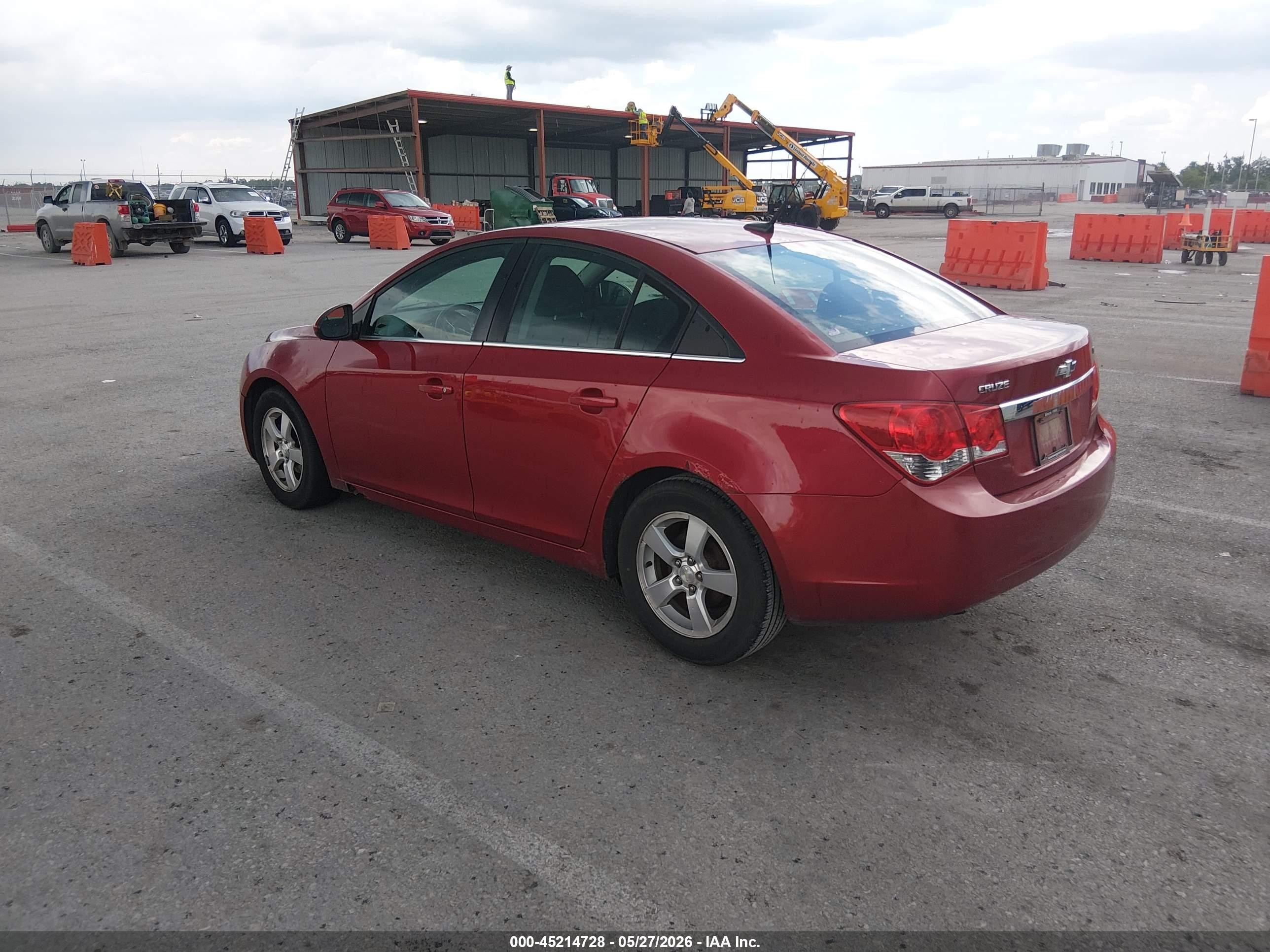 2013 Chevrolet Cruze 1lt Auto Красный vin: 1G1PC5SBXD7178232
