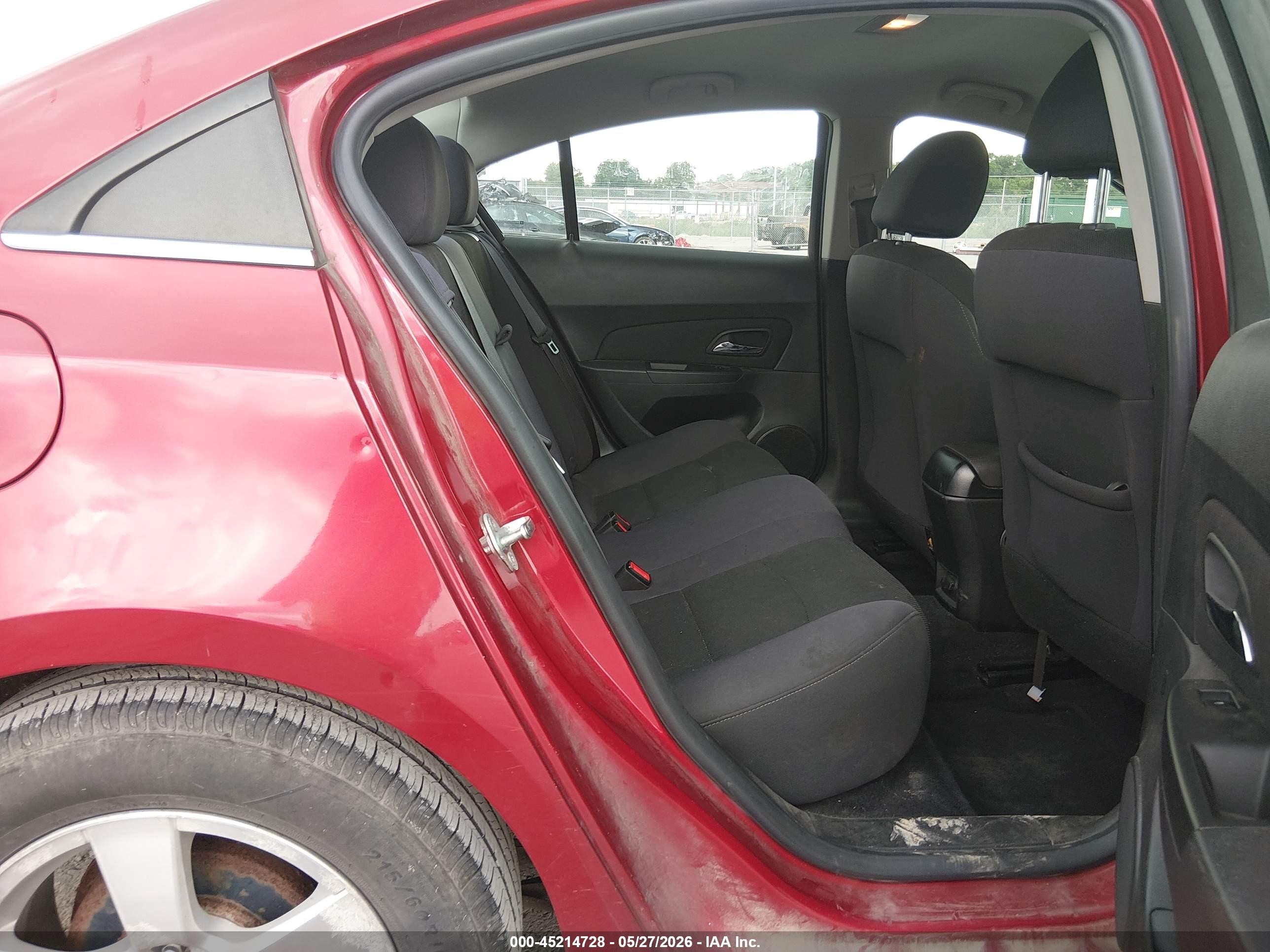 2013 Chevrolet Cruze 1lt Auto Красный vin: 1G1PC5SBXD7178232