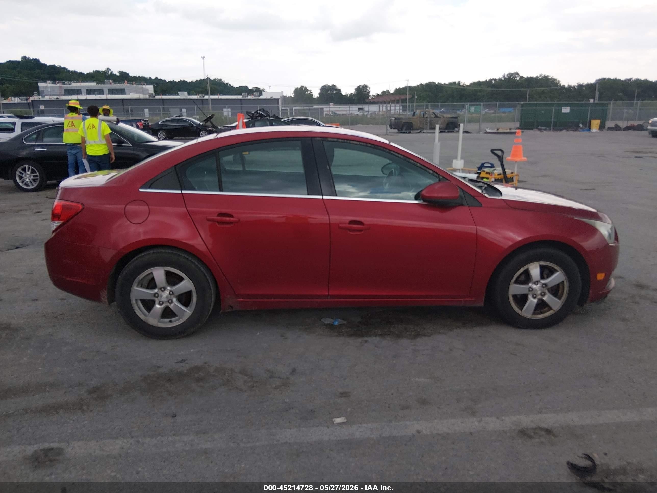 2013 Chevrolet Cruze 1lt Auto Красный vin: 1G1PC5SBXD7178232