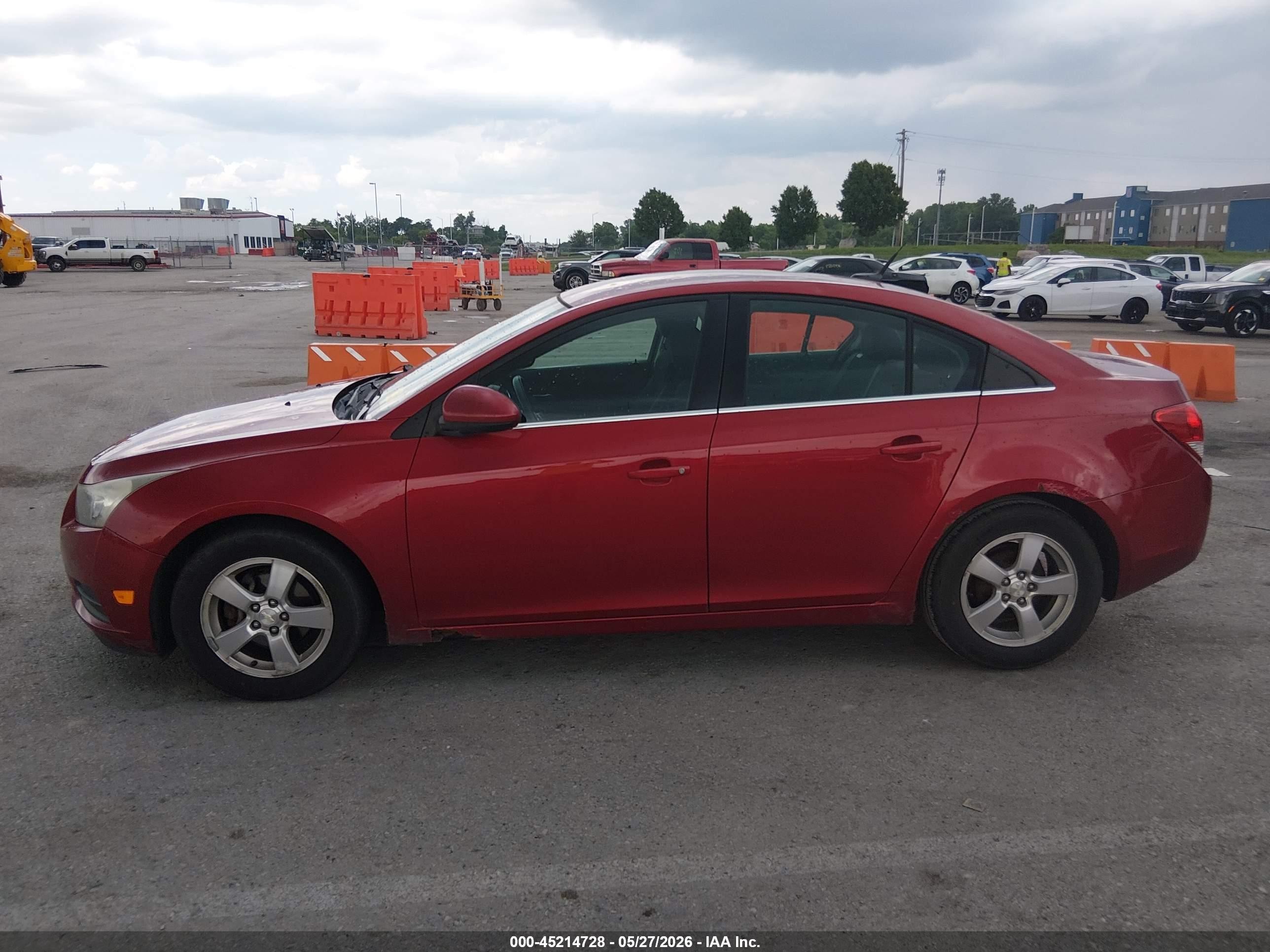 2013 Chevrolet Cruze 1lt Auto Красный vin: 1G1PC5SBXD7178232