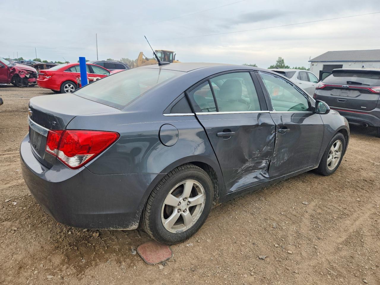 2013 Chevrolet Cruze Lt Gray vin: 1G1PC5SBXD7190686