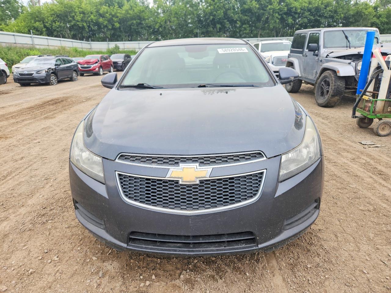 2013 Chevrolet Cruze Lt Gray vin: 1G1PC5SBXD7190686