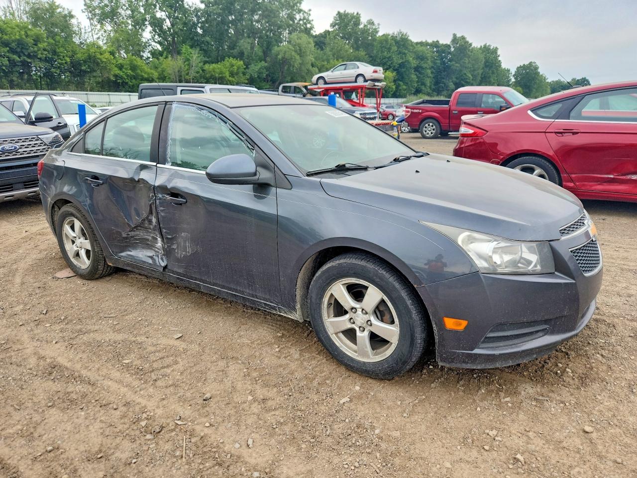2013 Chevrolet Cruze Lt Gray vin: 1G1PC5SBXD7190686