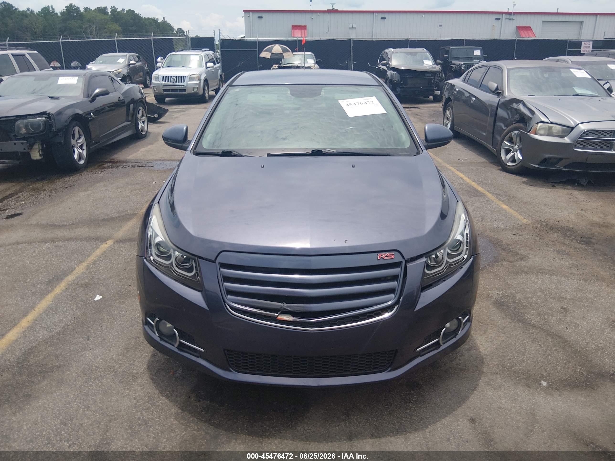 2013 Chevrolet Cruze 1lt Auto Серый vin: 1G1PC5SBXD7201685