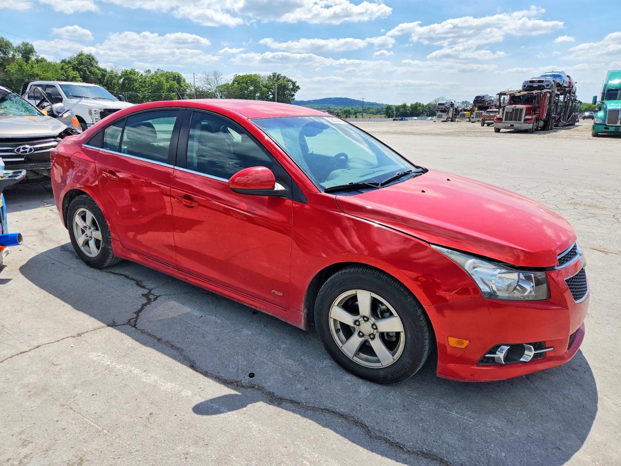 2013 Chevrolet Cruze Lt Red vin: 1G1PC5SBXD7236579
