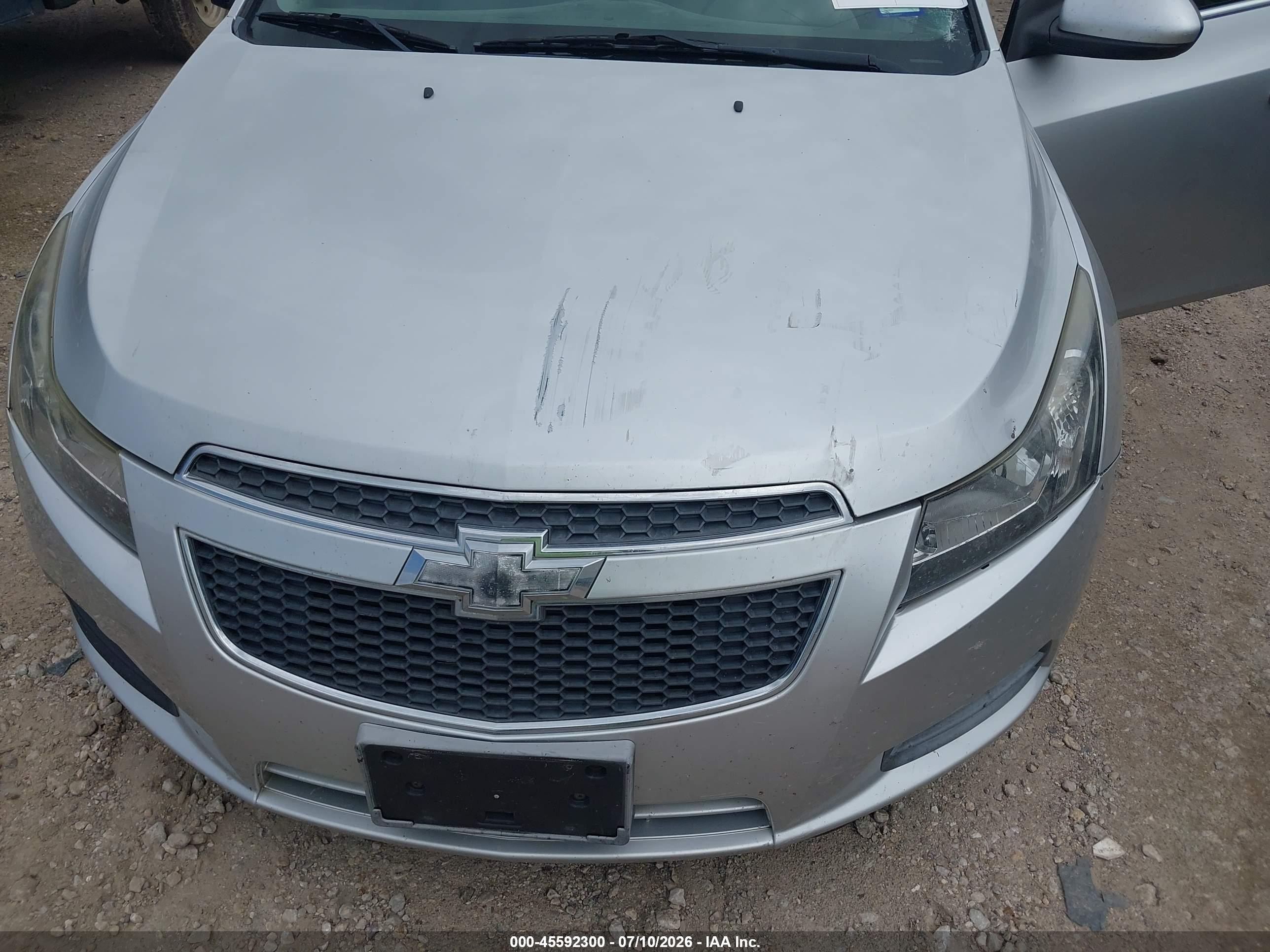 2013 Chevrolet Cruze 1lt Auto Черный vin: 1G1PC5SBXD7237148