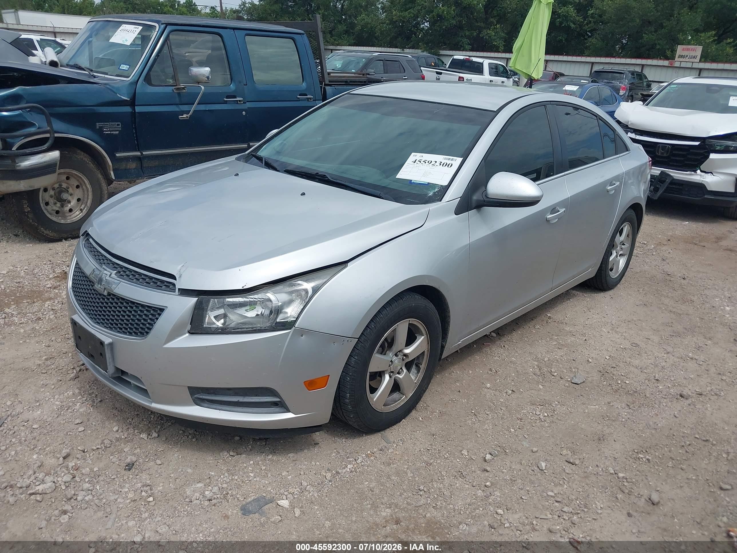 2013 Chevrolet Cruze 1lt Auto Черный vin: 1G1PC5SBXD7237148