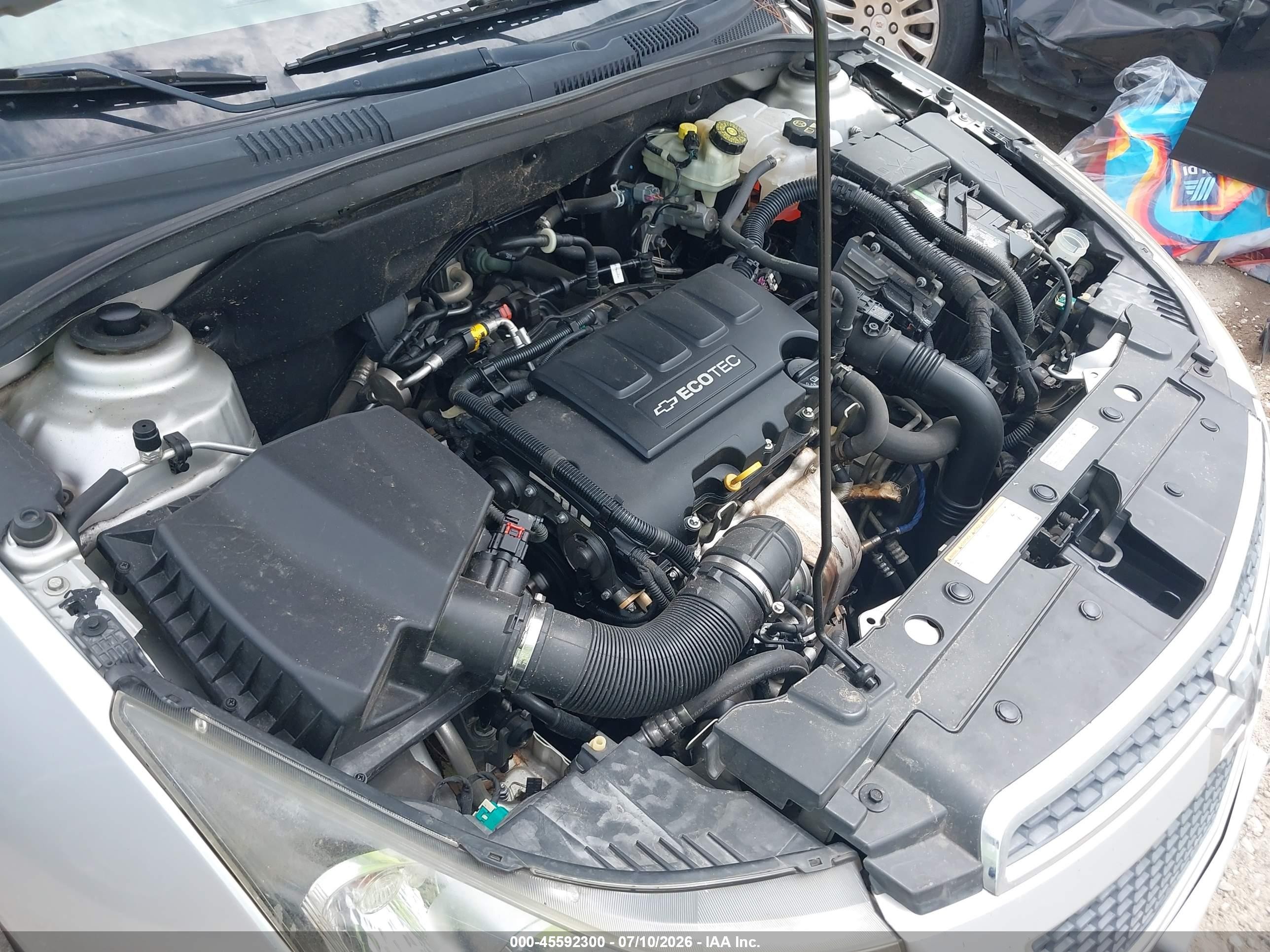 2013 Chevrolet Cruze 1lt Auto Черный vin: 1G1PC5SBXD7237148